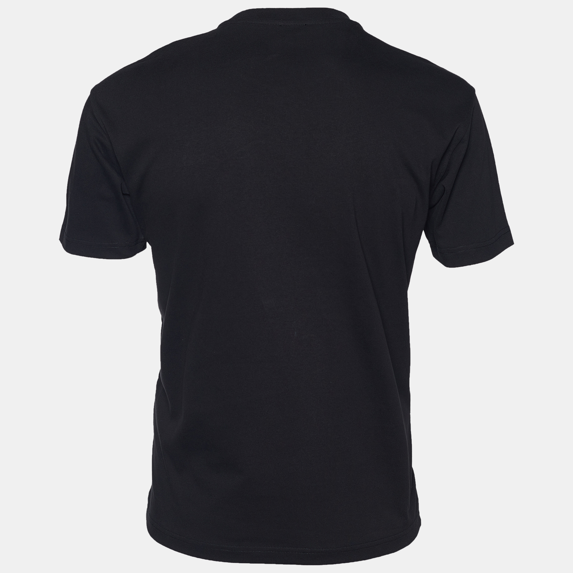

Kenzo Black Tiger Embroidered Cotton Knit T-shirt