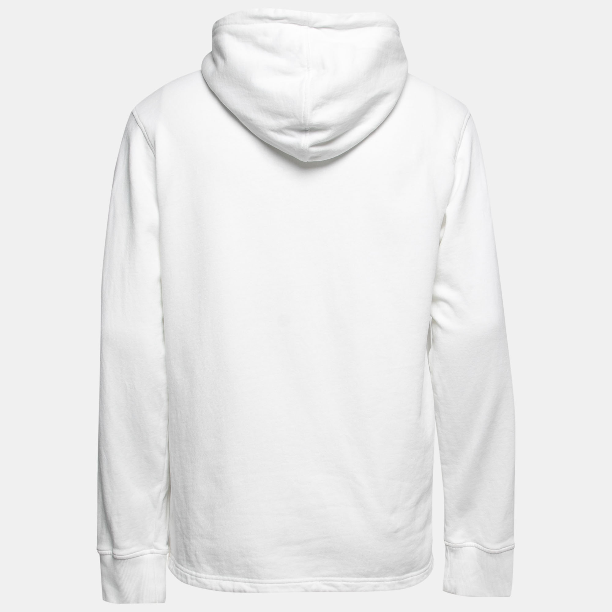 

Kenzo White Terry Knit Tiger Embroidered Hoodie