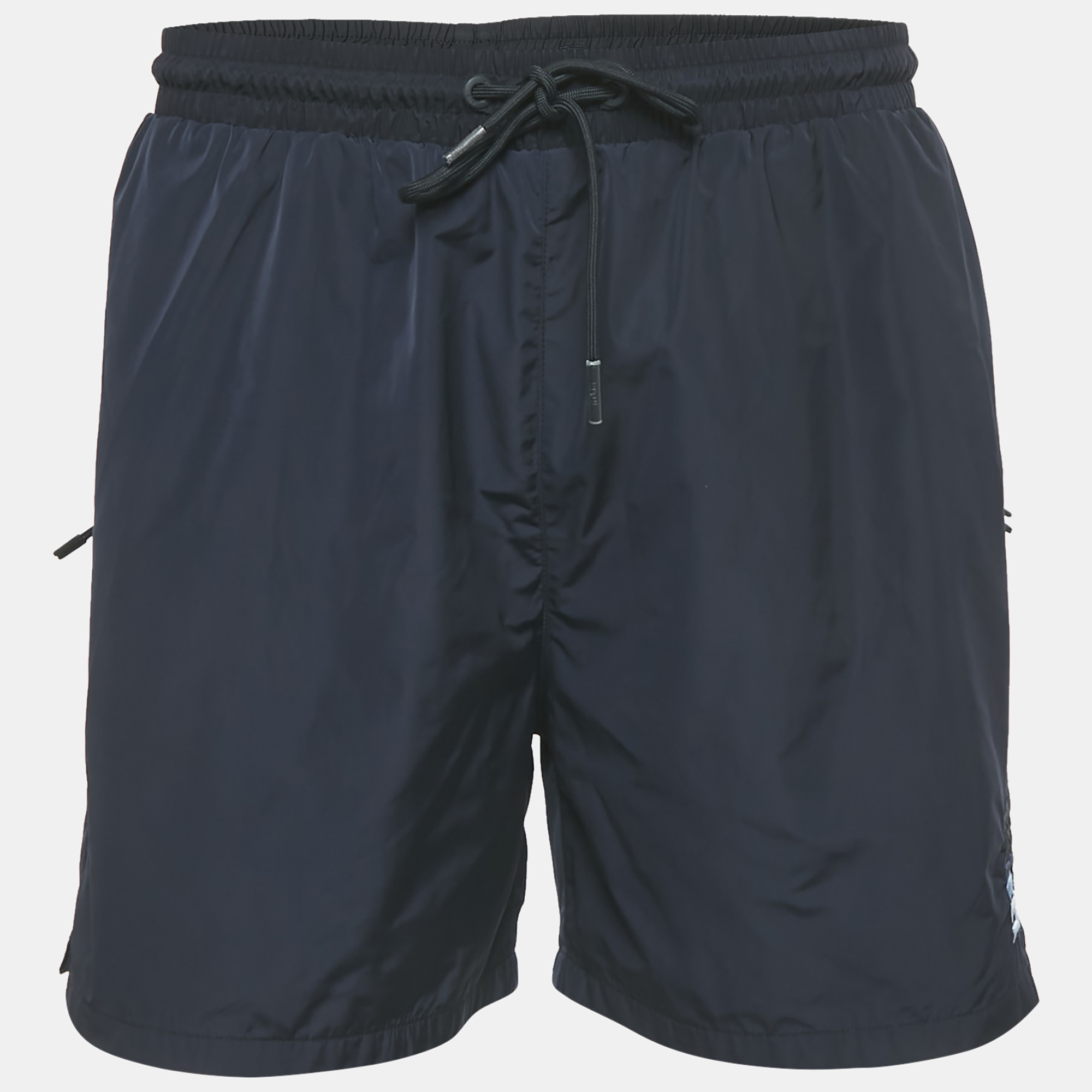 Pre-owned Kith Navy Blue Synthetic Shorts L