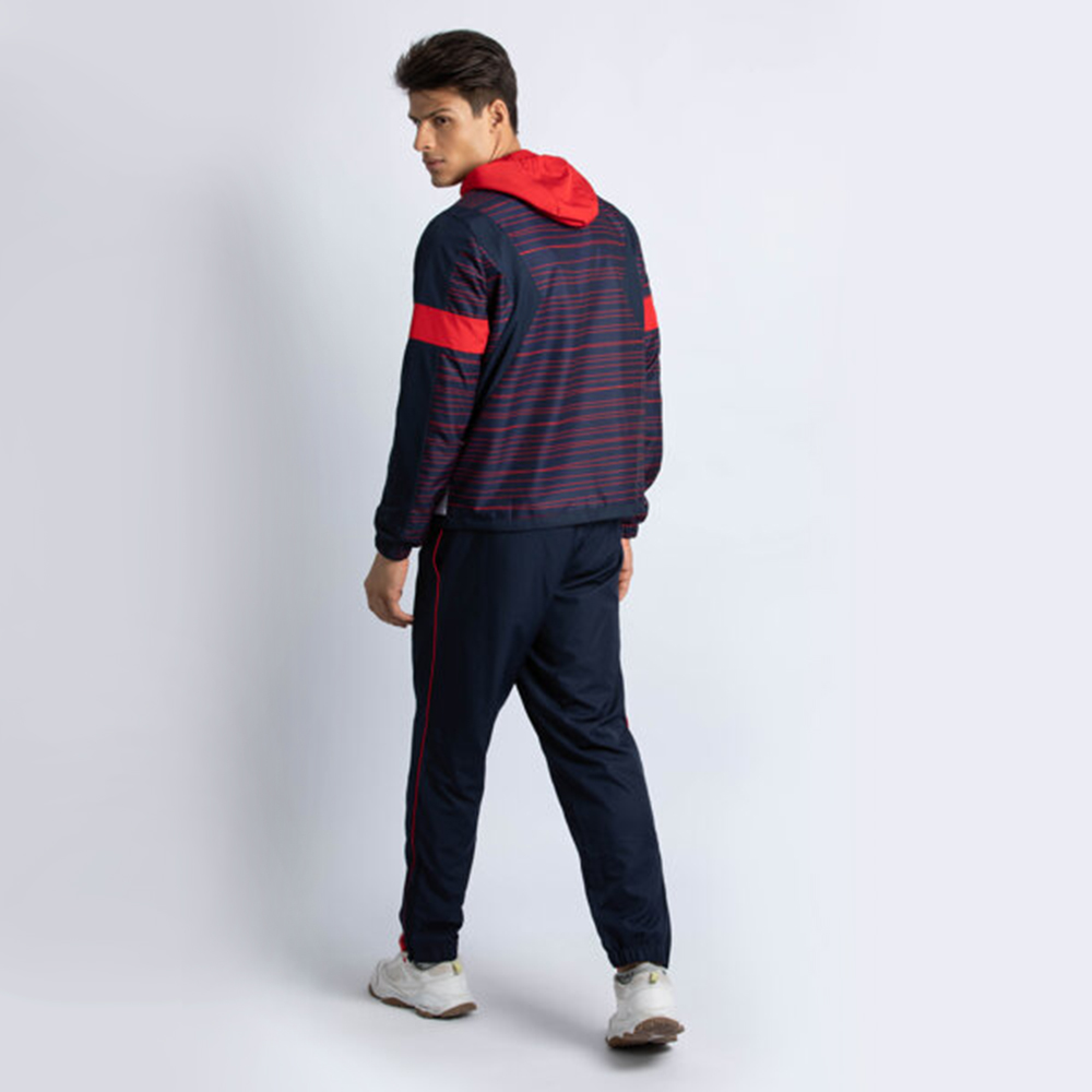 

Lacoste Red Colourblock Tennis Hooded Sweatsuit  (Available for UAE Customers Only