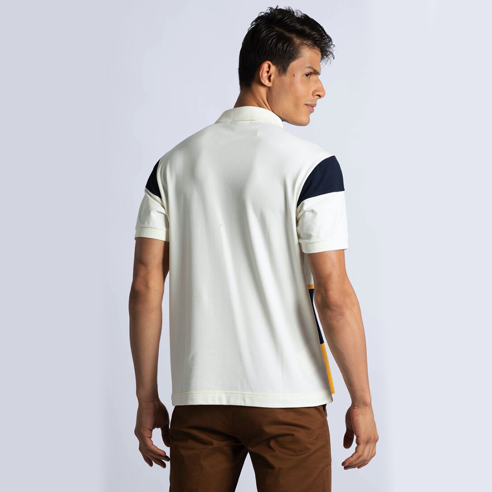 

Lacoste Stripes Colourblock Striped Polo Shirt  (Available for UAE Customers Only, Multicolor