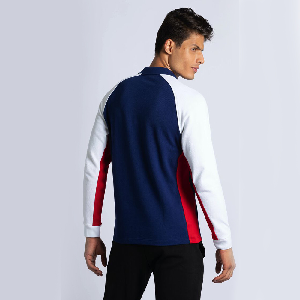 

Lacoste Blue Regular Fit Colourblock Long Sleeve Polo Shirt 2XL (Available for UAE Customers Only