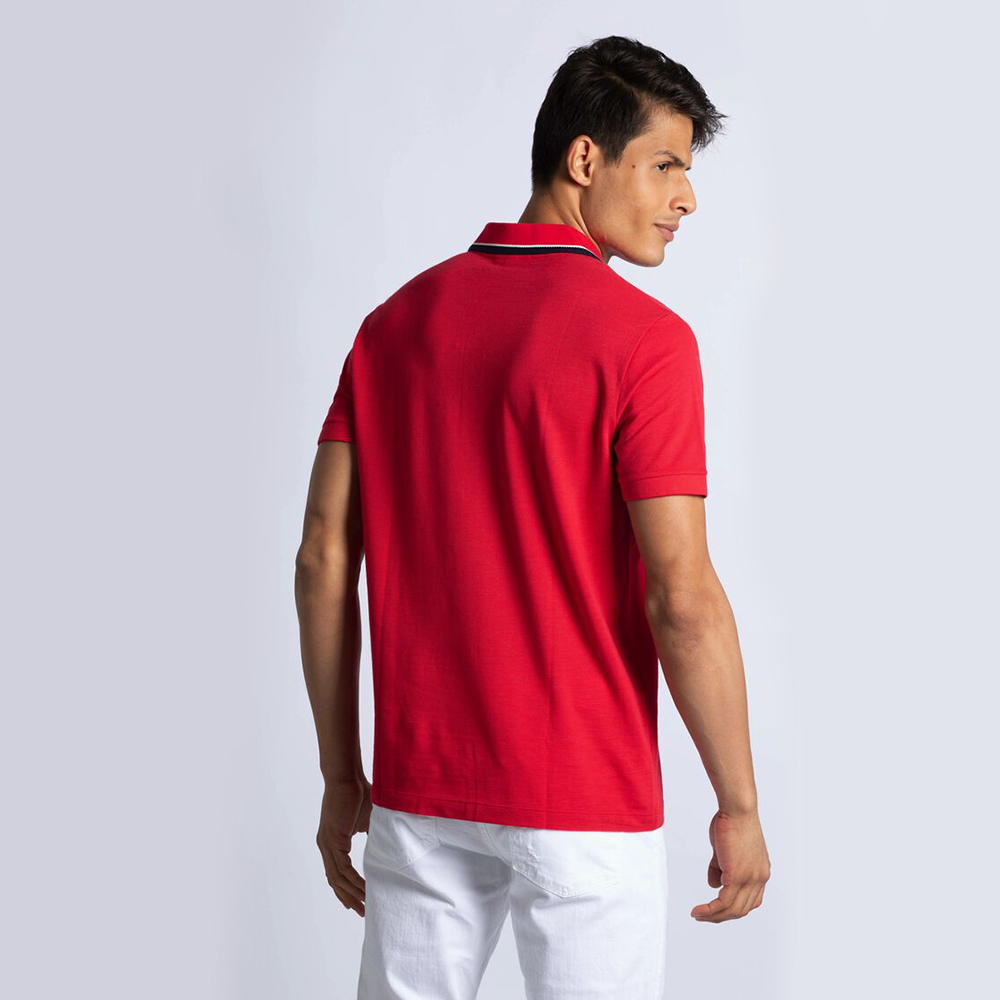 

Lacoste Red Regular Fit Piped Neck Flamme Polo Shirt 3XL (Available for UAE Customers Only