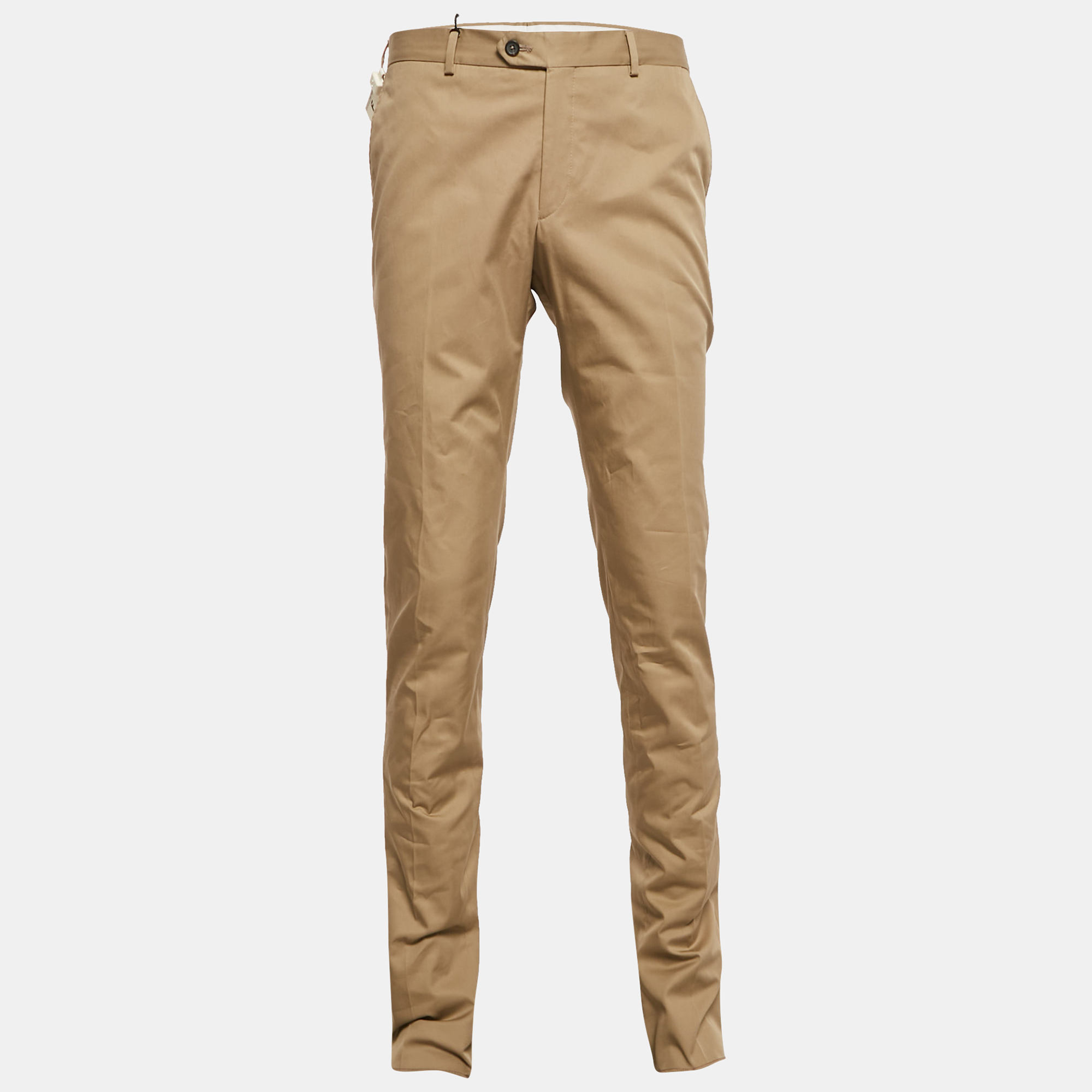 

Lanvin Beige Gabardine Regular Fit Trousers L