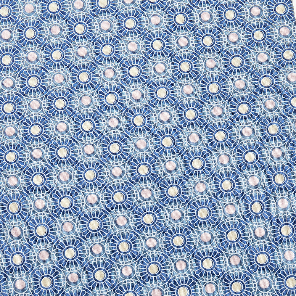 

Lanvin Blue Floral Print Silk Tie
