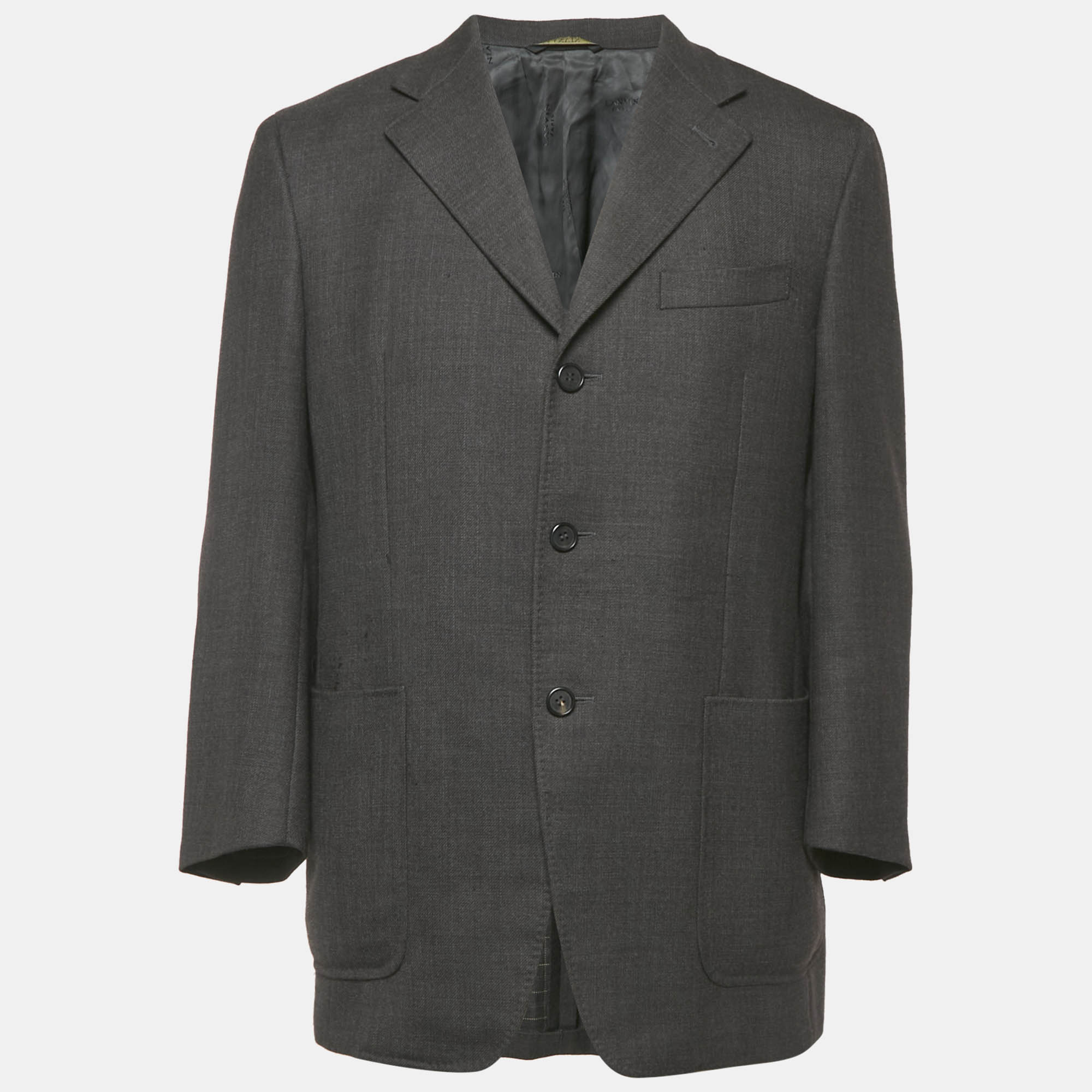 

Lanvin Dark Grey Wool Blend Regular Blazer L