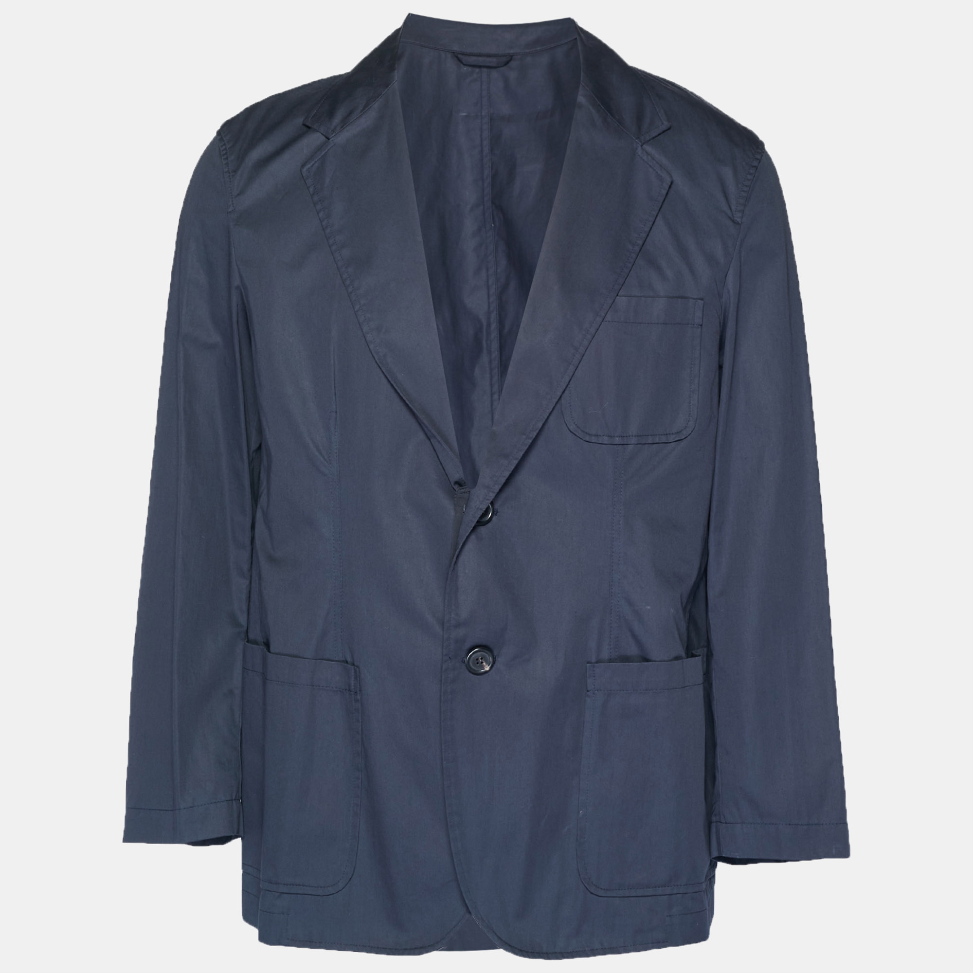 

Lanvin Navy Blue Cotton Jacket XL