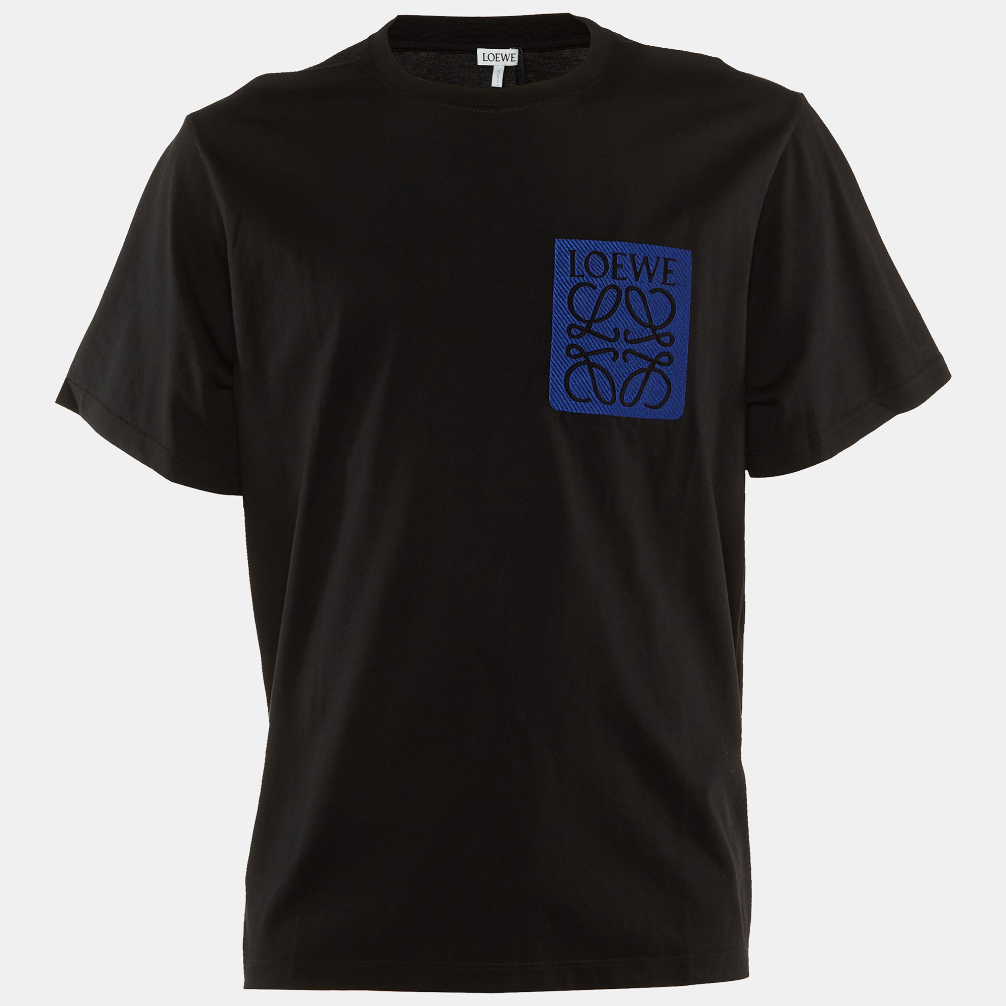 

Loewe Black Cotton Anagram Fake Pocket Crew Neck T-Shirt XXL