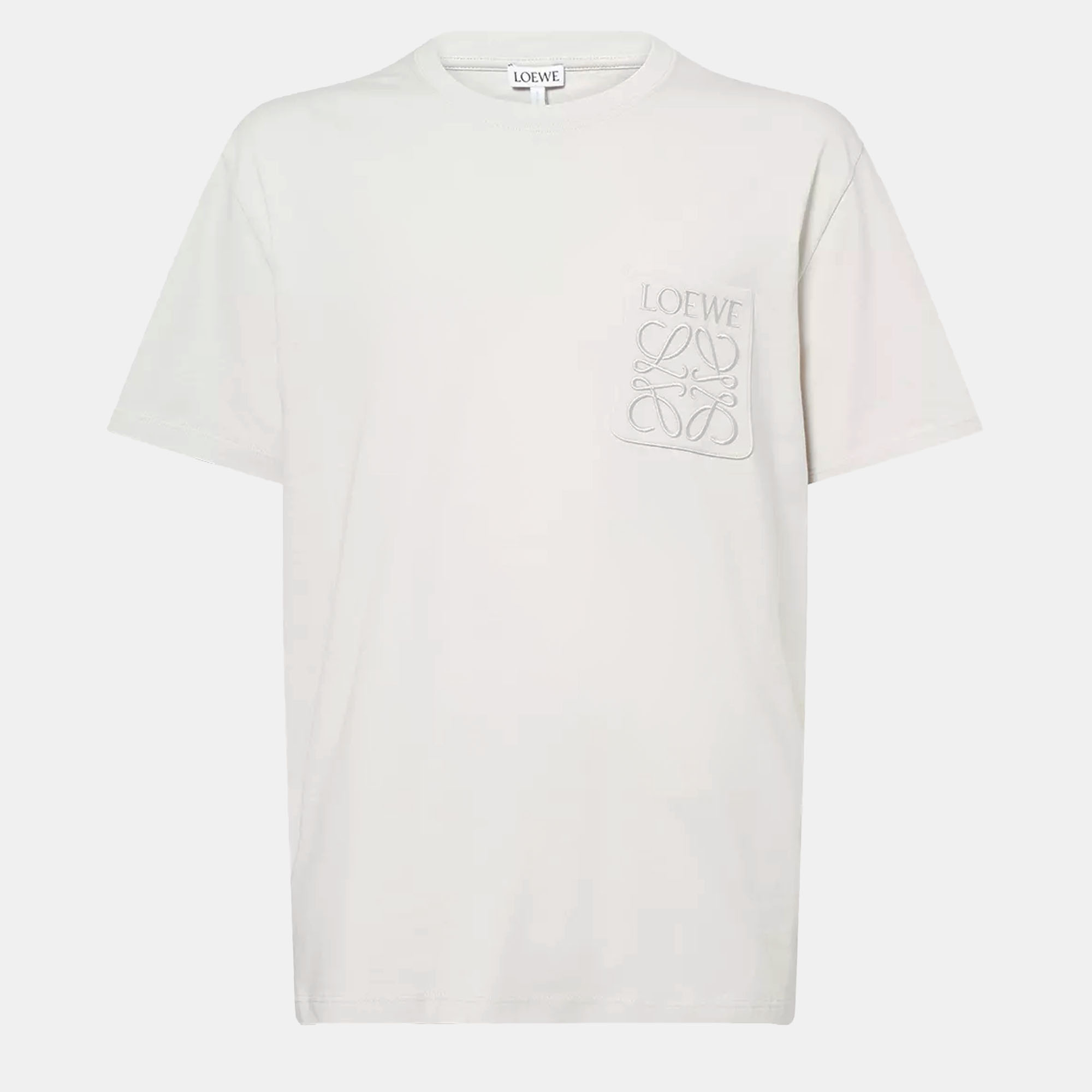 

Loewe White Cotton Anagram Embroidered Relaxed Fit T-Shirt M