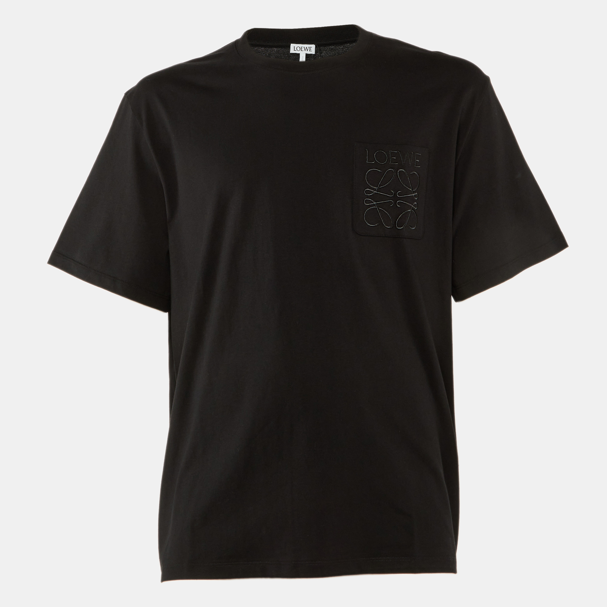 

Loewe Black Cotton Anagram Embroidered Relaxed Fit T-Shirt L