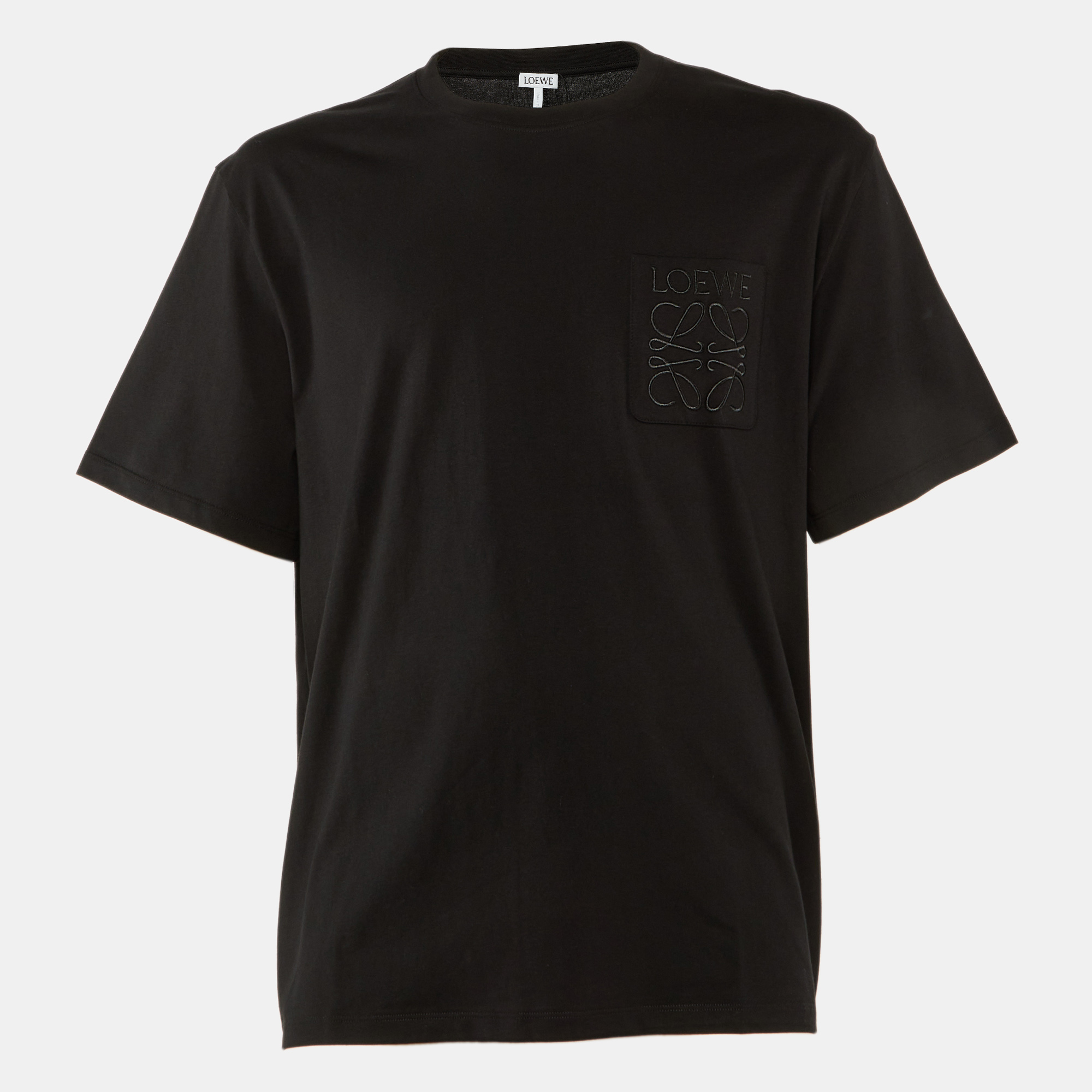

Loewe Black Cotton Anagram Embroidered Relaxed Fit T-Shirt M