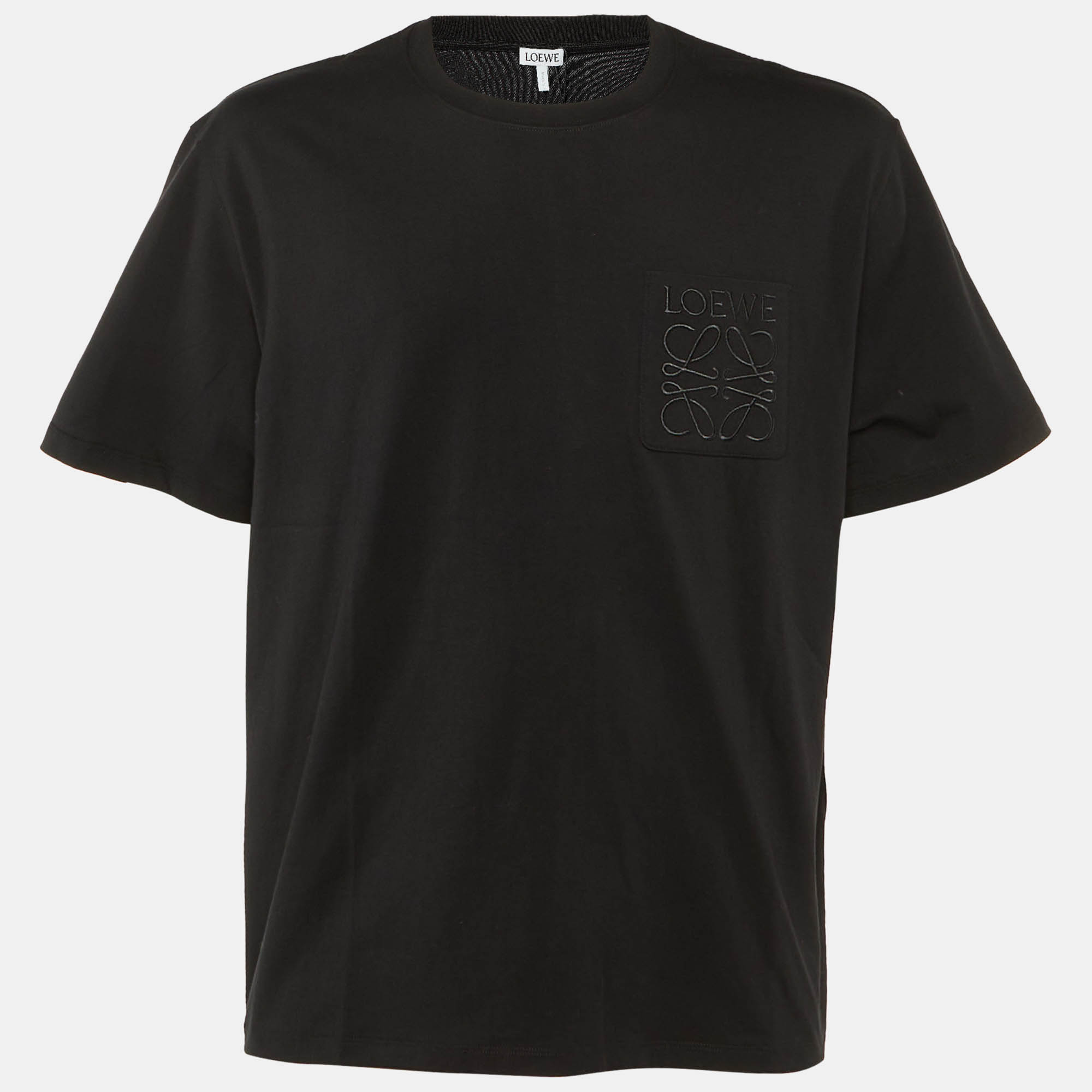 

Loewe Black Cotton Anagram Embroidered Relaxed Fit T-Shirt L