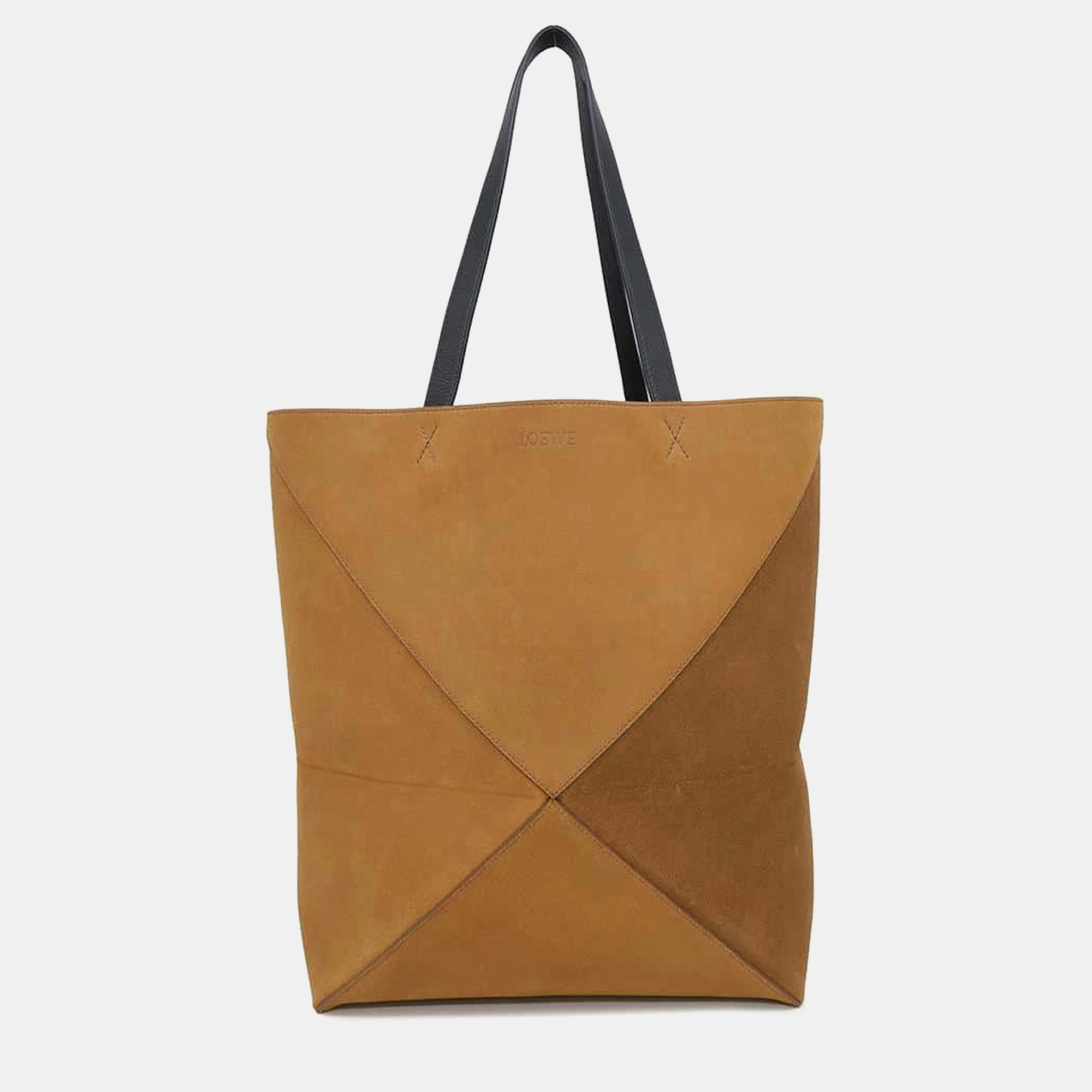 

Loewe Brown Suede Puzzle fold Tote