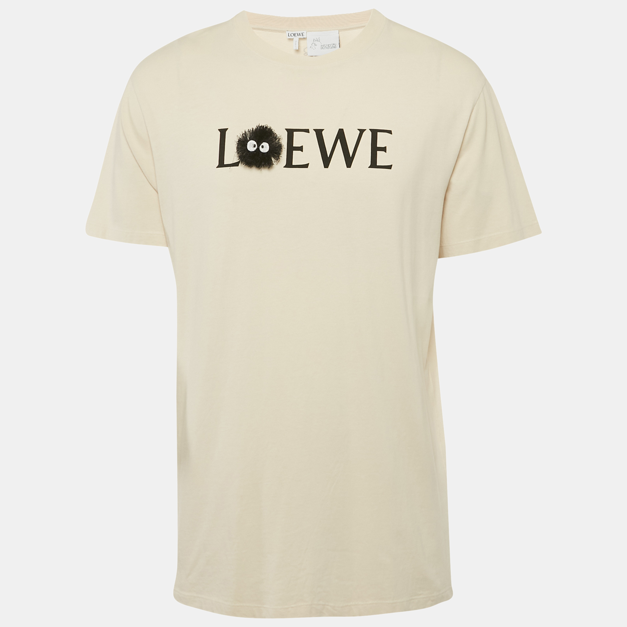 Loewe X Studio Ghibli Beige Printed Jersey T-Shirt M