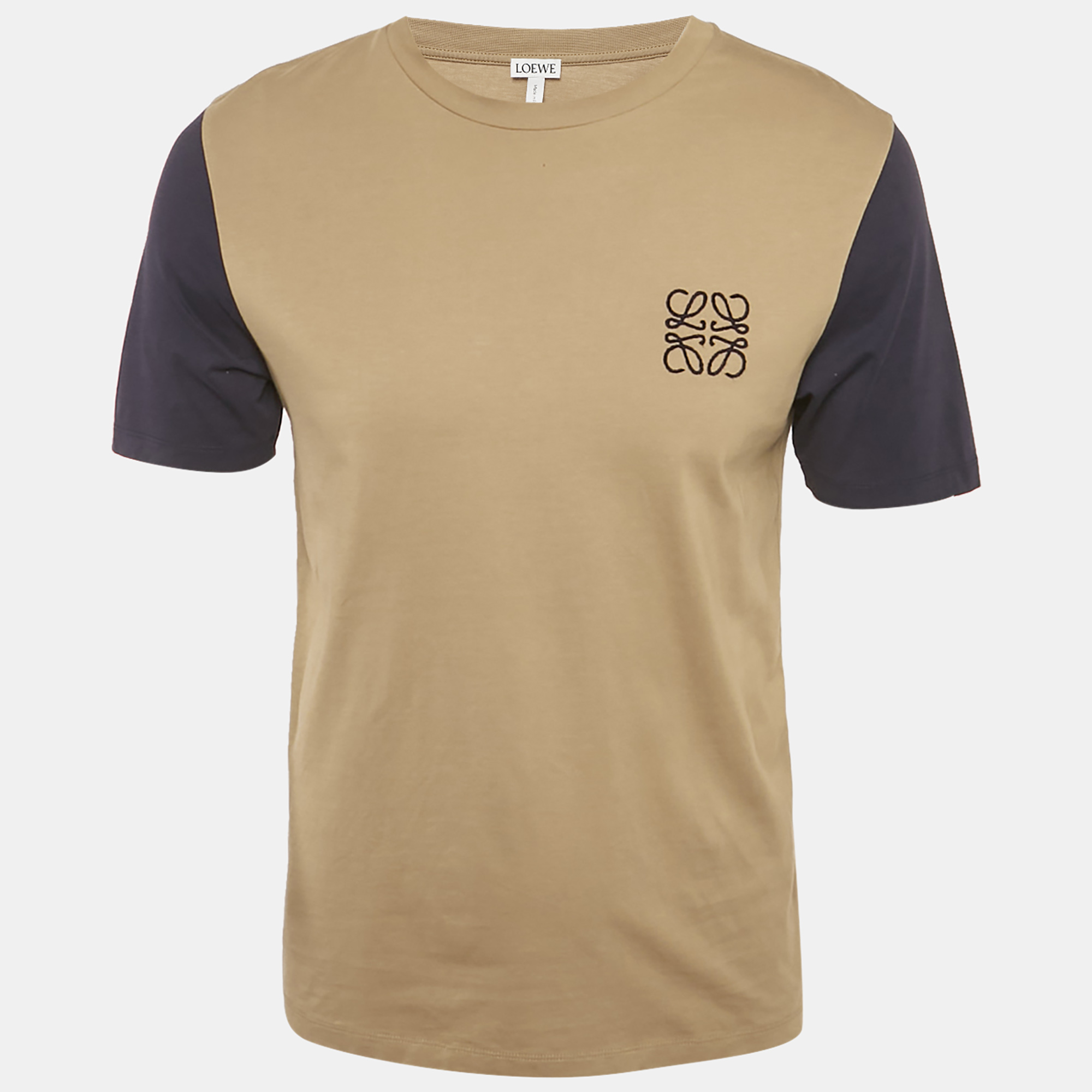 

Loewe Brown/Blue Anagram Cotton Crew Neck T-Shirt S