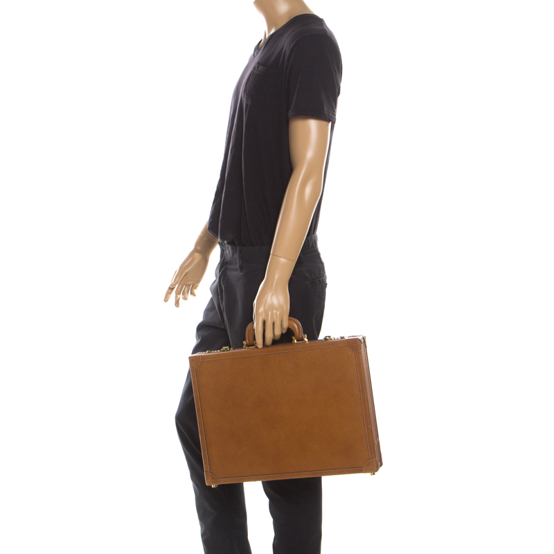 

Loewe Tan Leather Briefcase