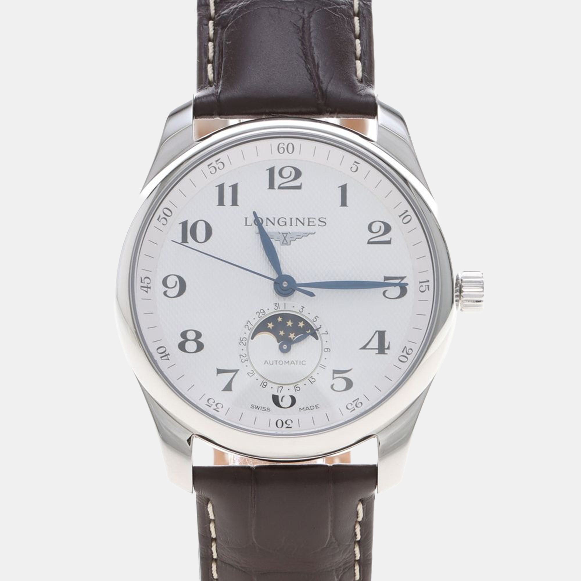 

Longines Master Collection L2.909.4 Automatic Stainless Steel Men's Wristwatch 40 mm, White