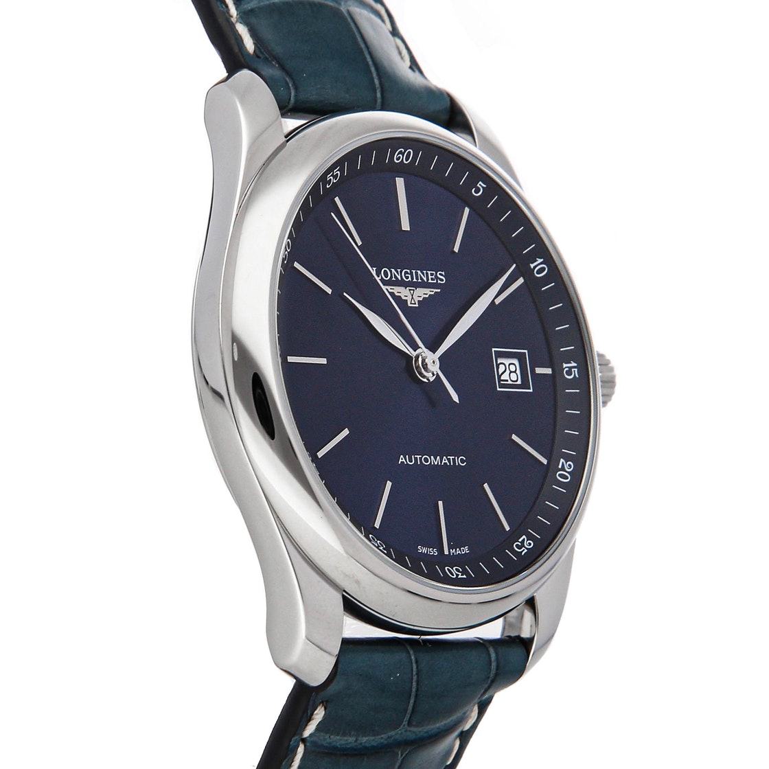 

Longines Blue Stainless Steel Master Collection L2.793.4.92.0 Men's Wristwatch