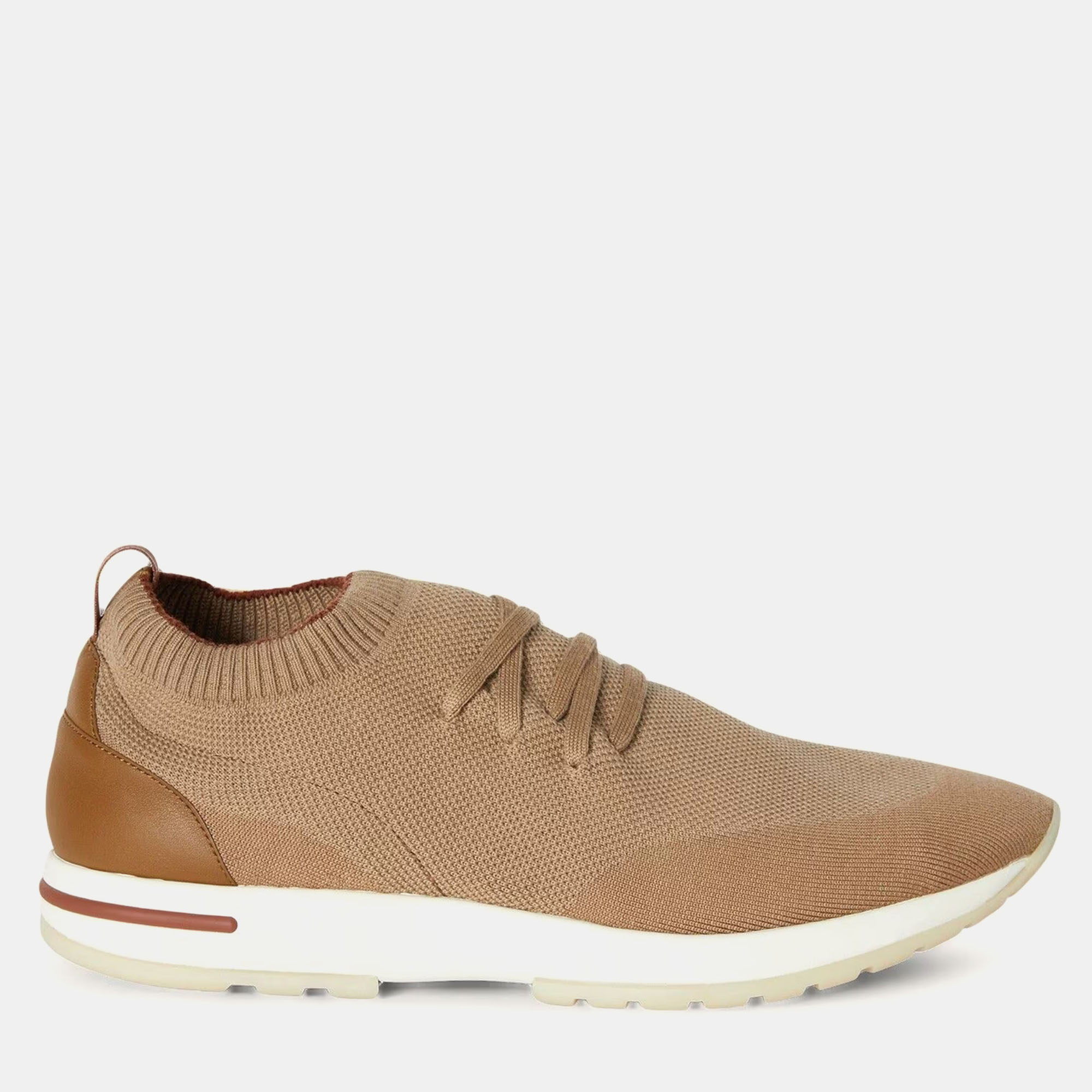 

Loro Piana 360 LP Flexy Walk  Sand Grain Wool Sneakers, Brown