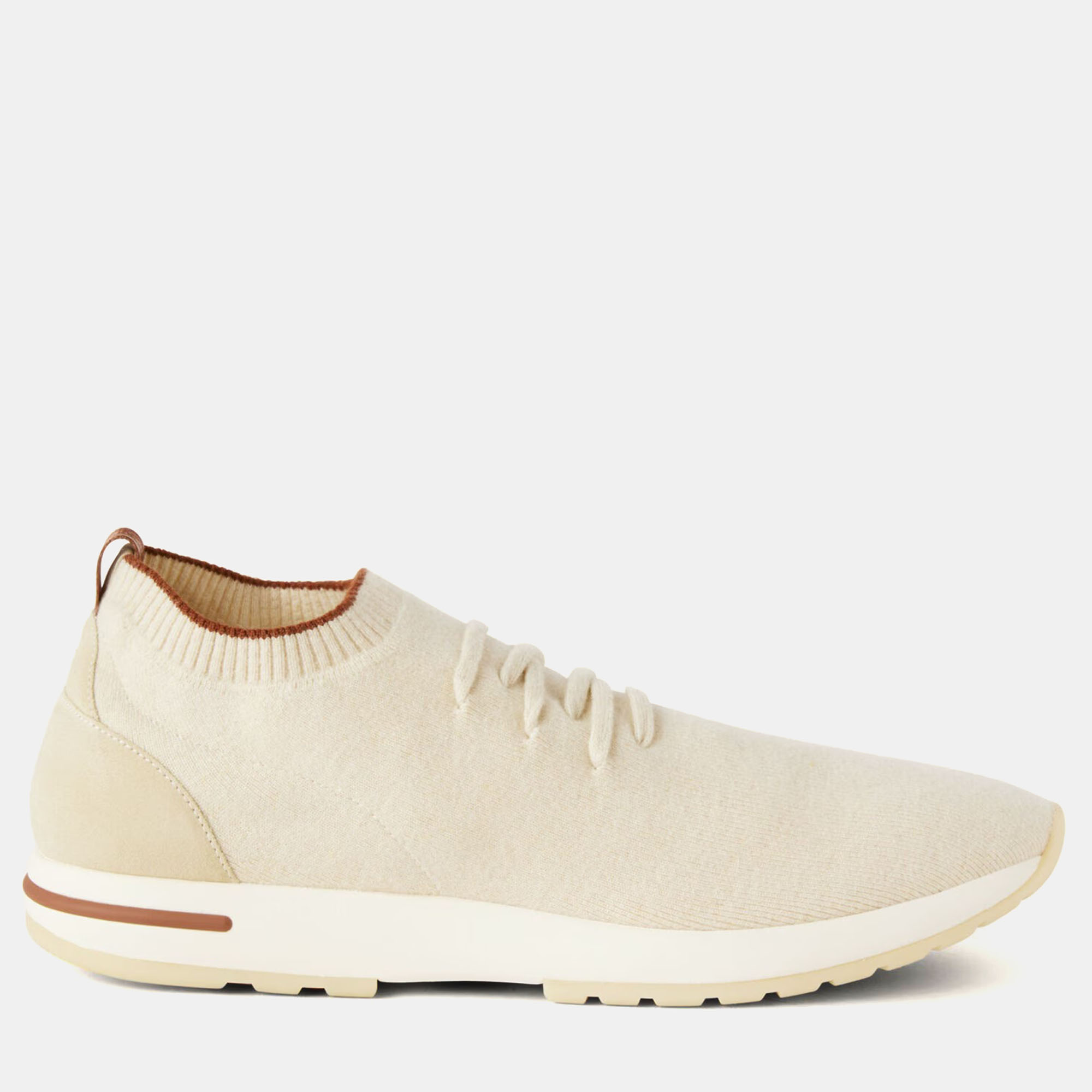 

Loro Piana Loro 360 LP Flexy Walk  Pure Dunes Cashmere Sneakers, Cream