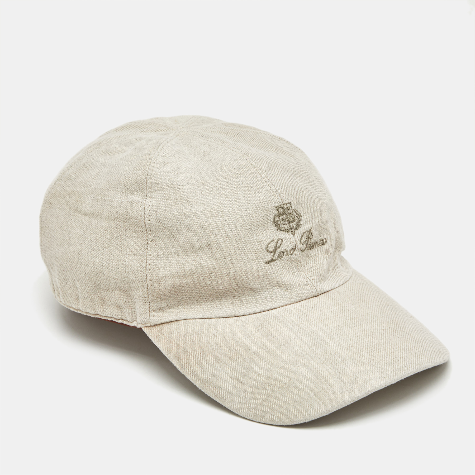 

Loro Piana Beige Linen Baseball Cap