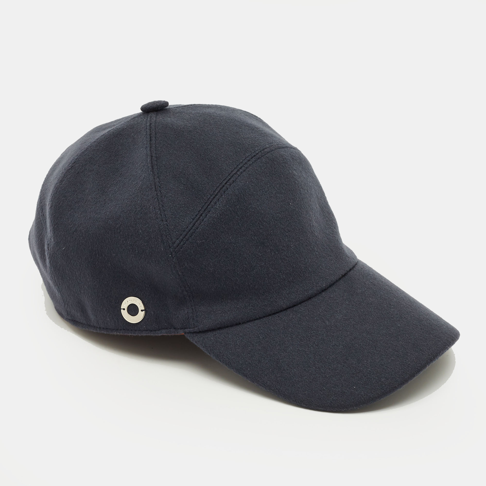

Loro Piana Blue Cashmere Felt Baseball Cap L