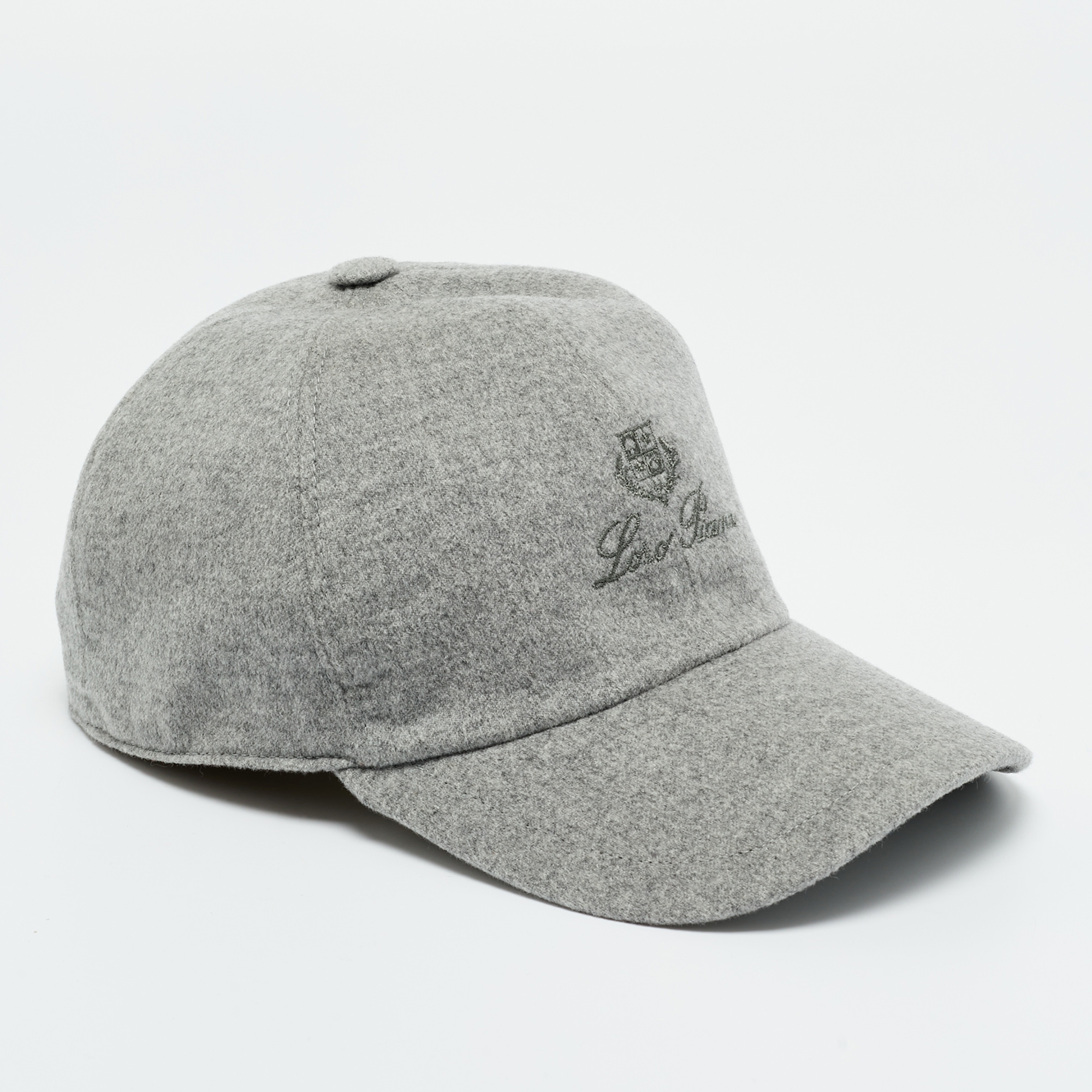

Loro Piana Grey Cashmere Storm System Baseball Cap XL