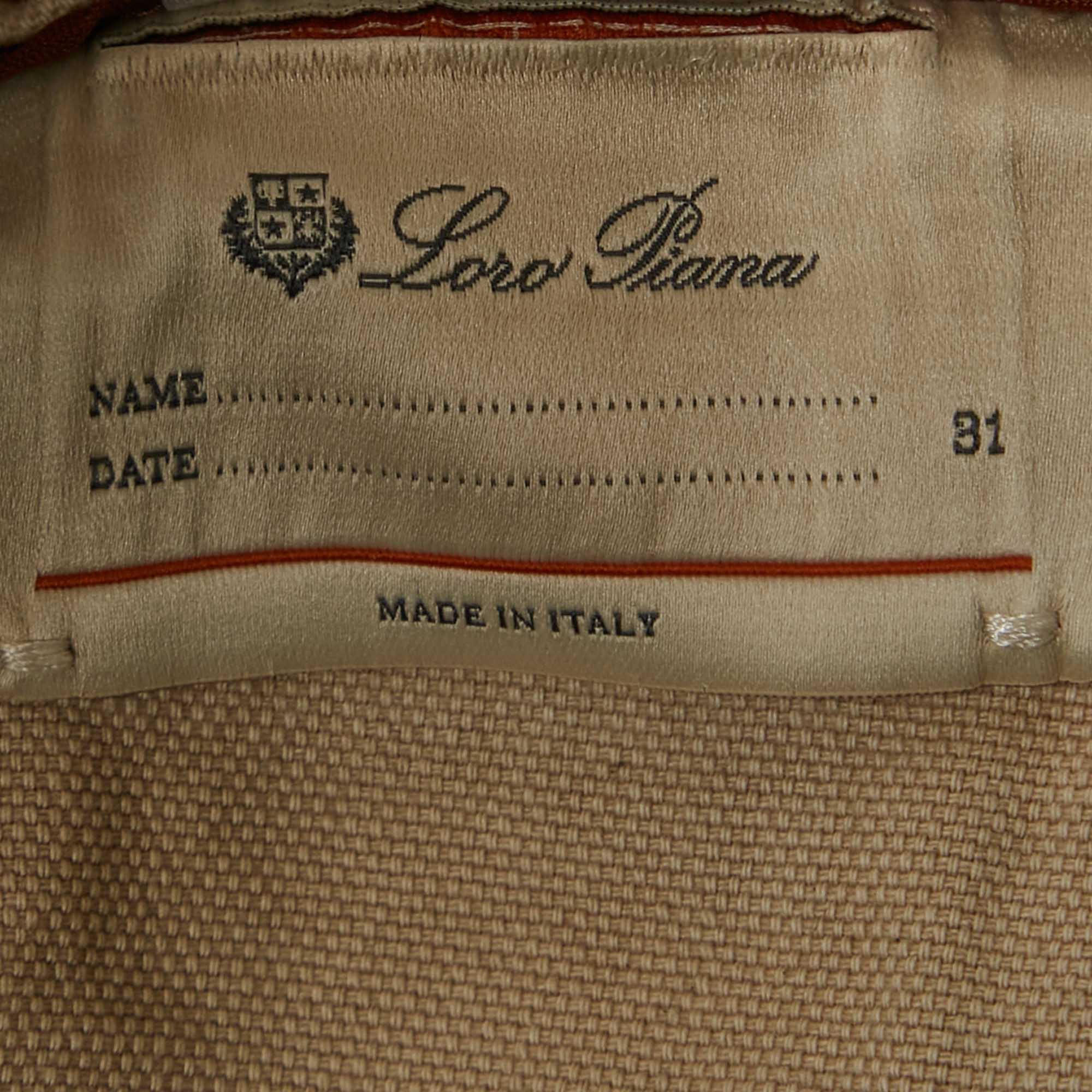 Loro Piana Light Beige Denim Jeans M Waist 31