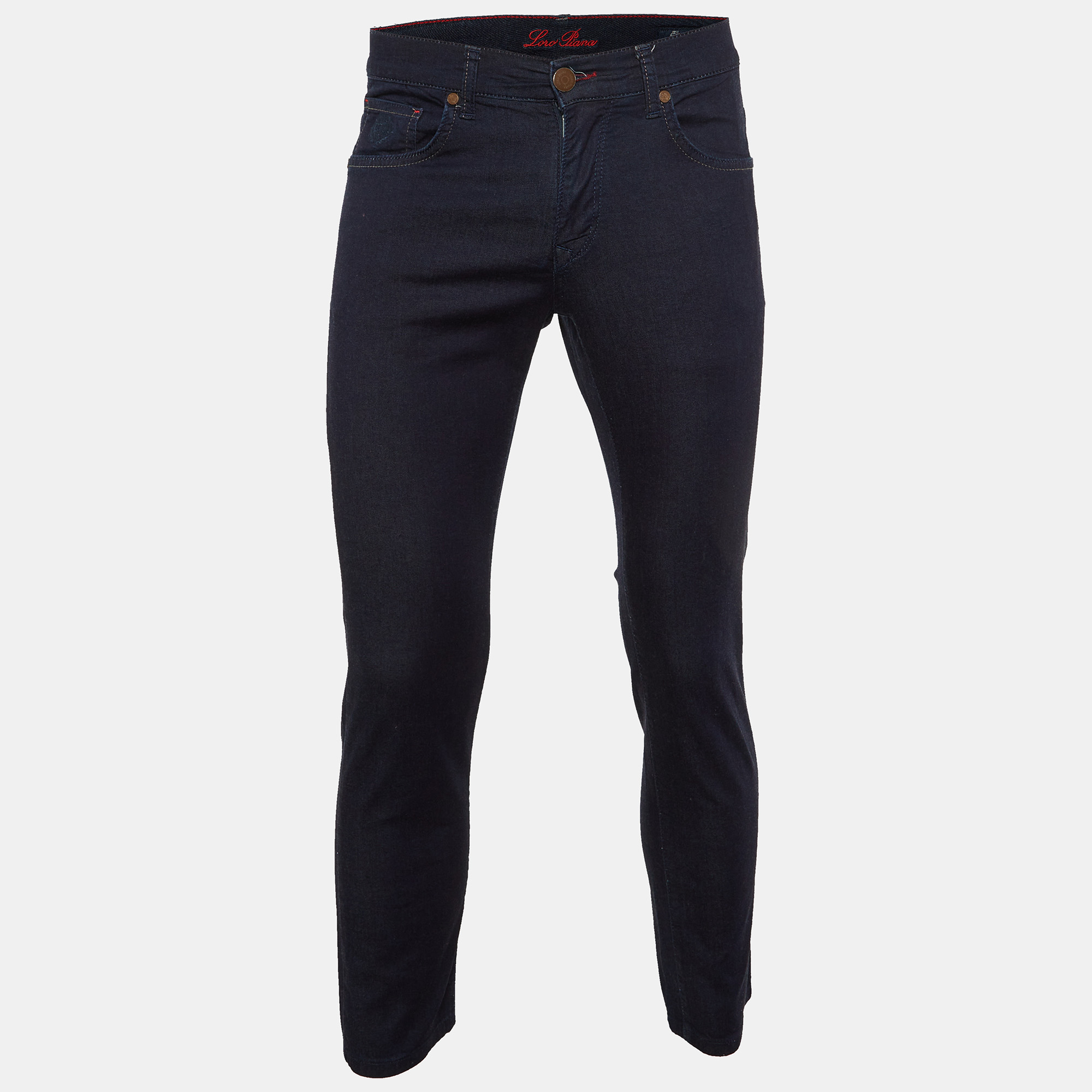 

Loro Piana Blue Denim Slim Fit Jeans S/Waist 30"