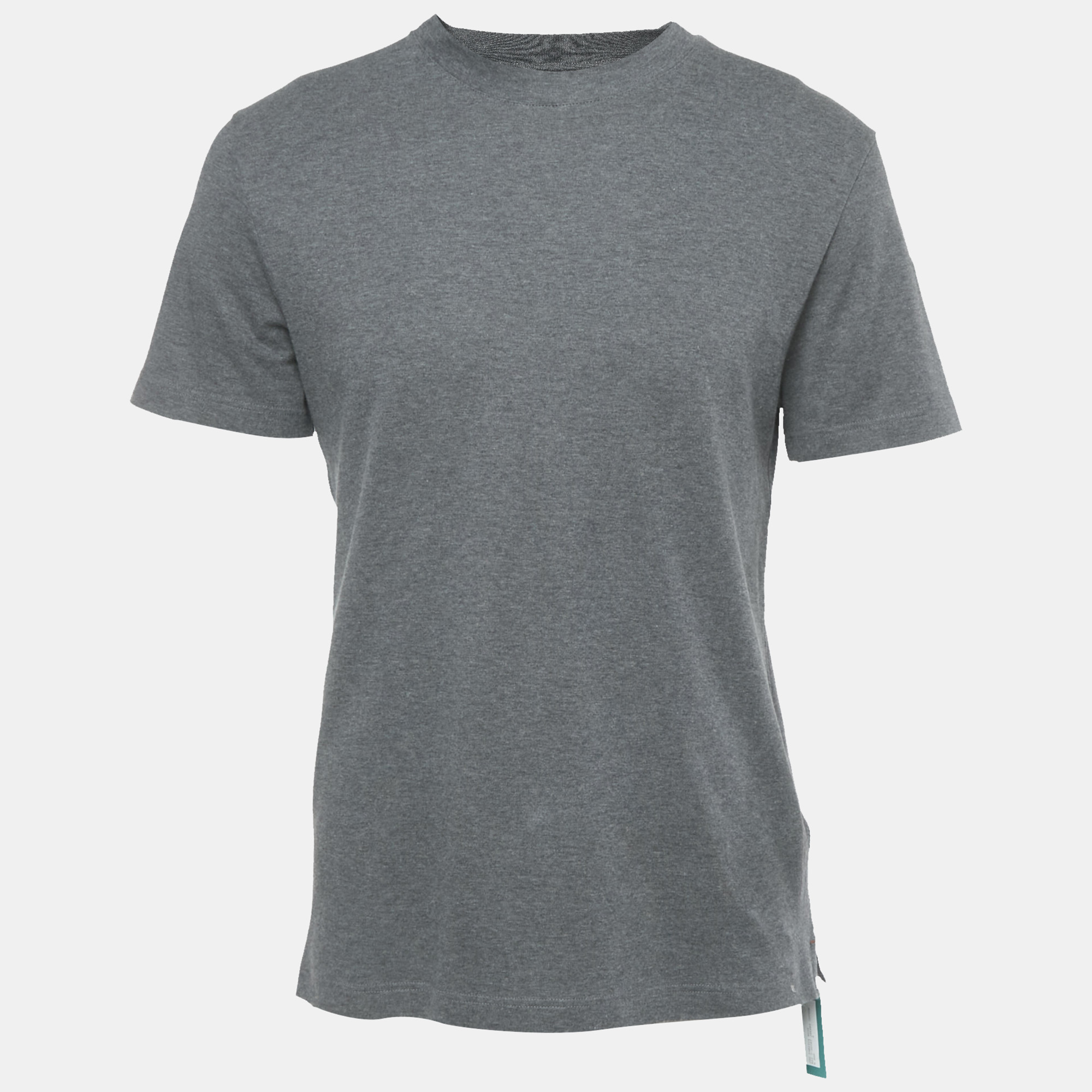 

Loro Piana Grey Cotton Ray T-Shirt S