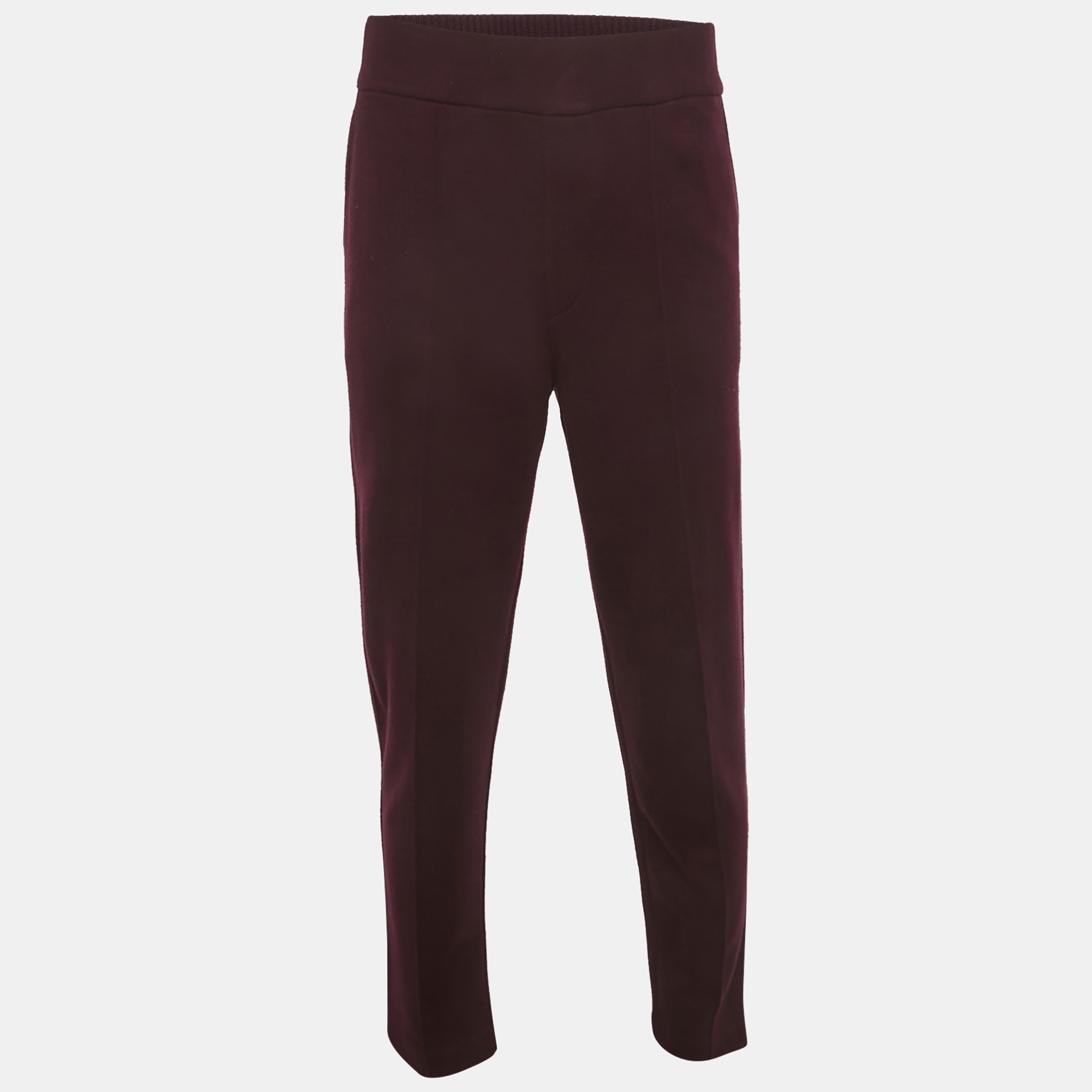 

Loro Piana Burgundy Wool Knit Trousers M