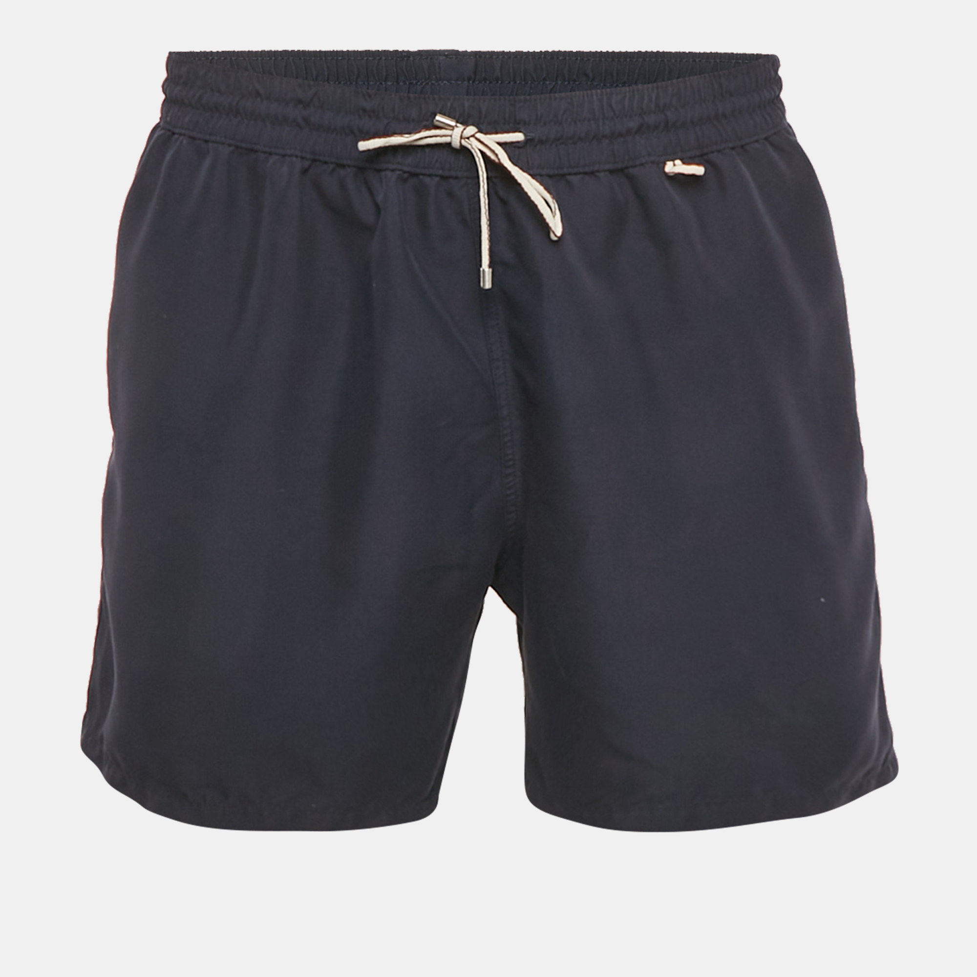 

Loro Piana Navy Blue Crepe Swim Shorts XL