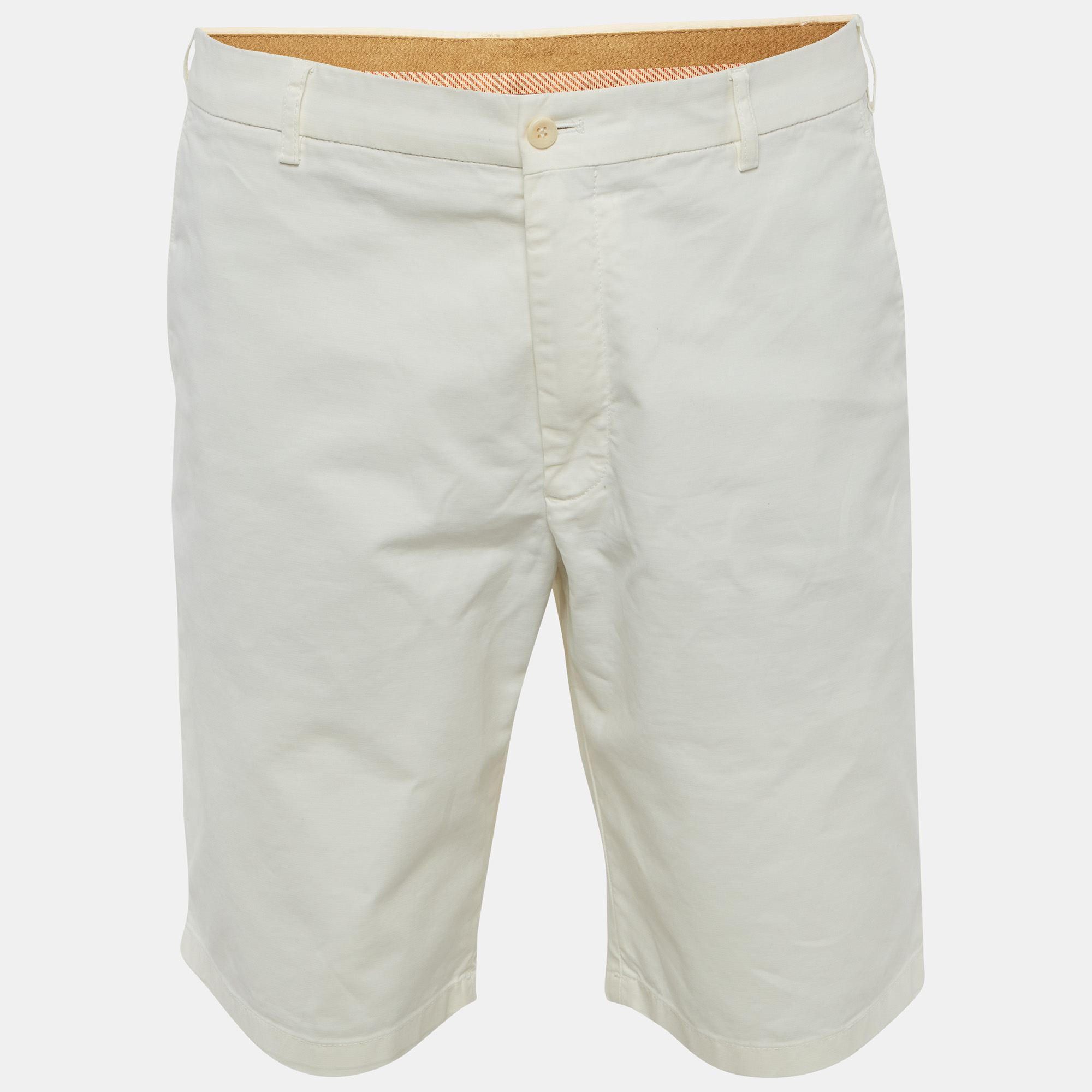 

Loro Piana White Cotton Shorts XXXL