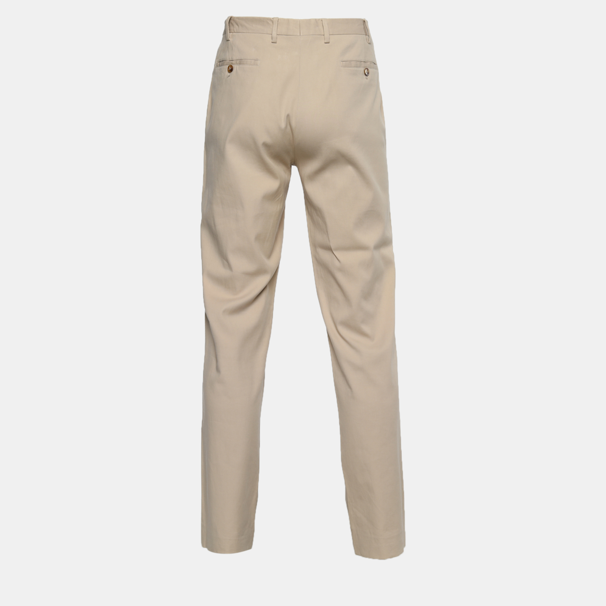 

Loro Piana Beige Stretch Cotton Chino Trousers
