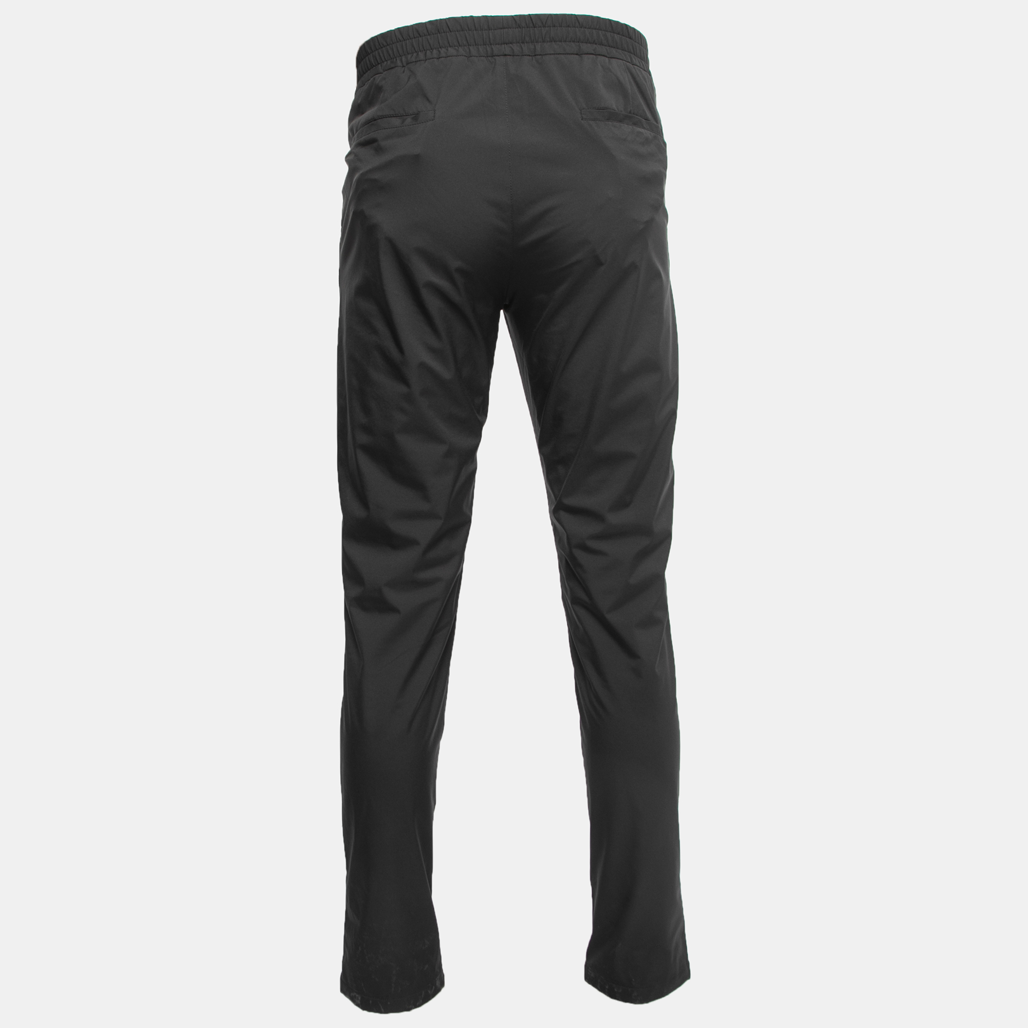 

Loro Piana Black Nylon Elasticized Waist Track Pants