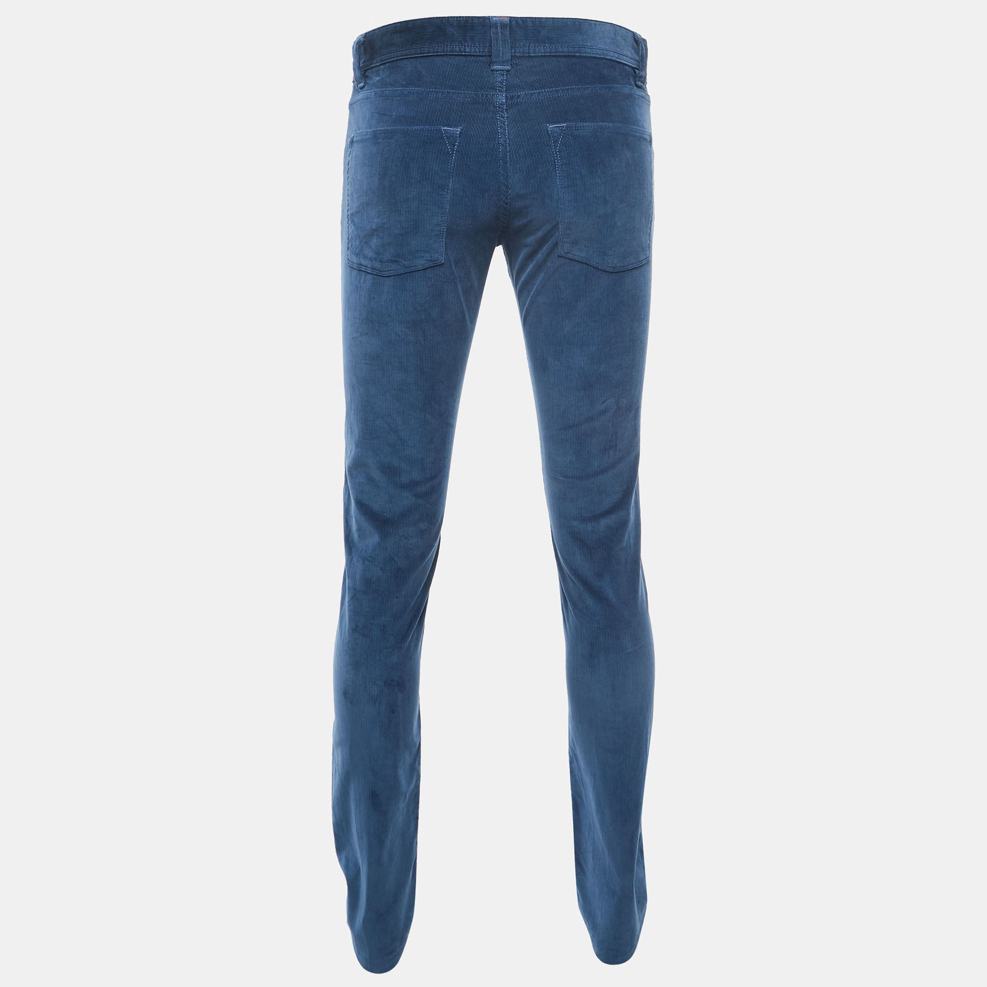 

Loro Piana Blue Corduroy Pants