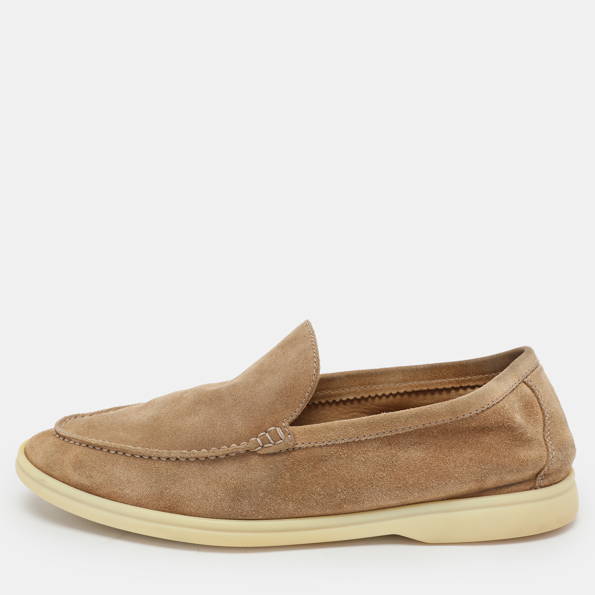

Loro Piana Brown Suede Summer Walk Loafers Size