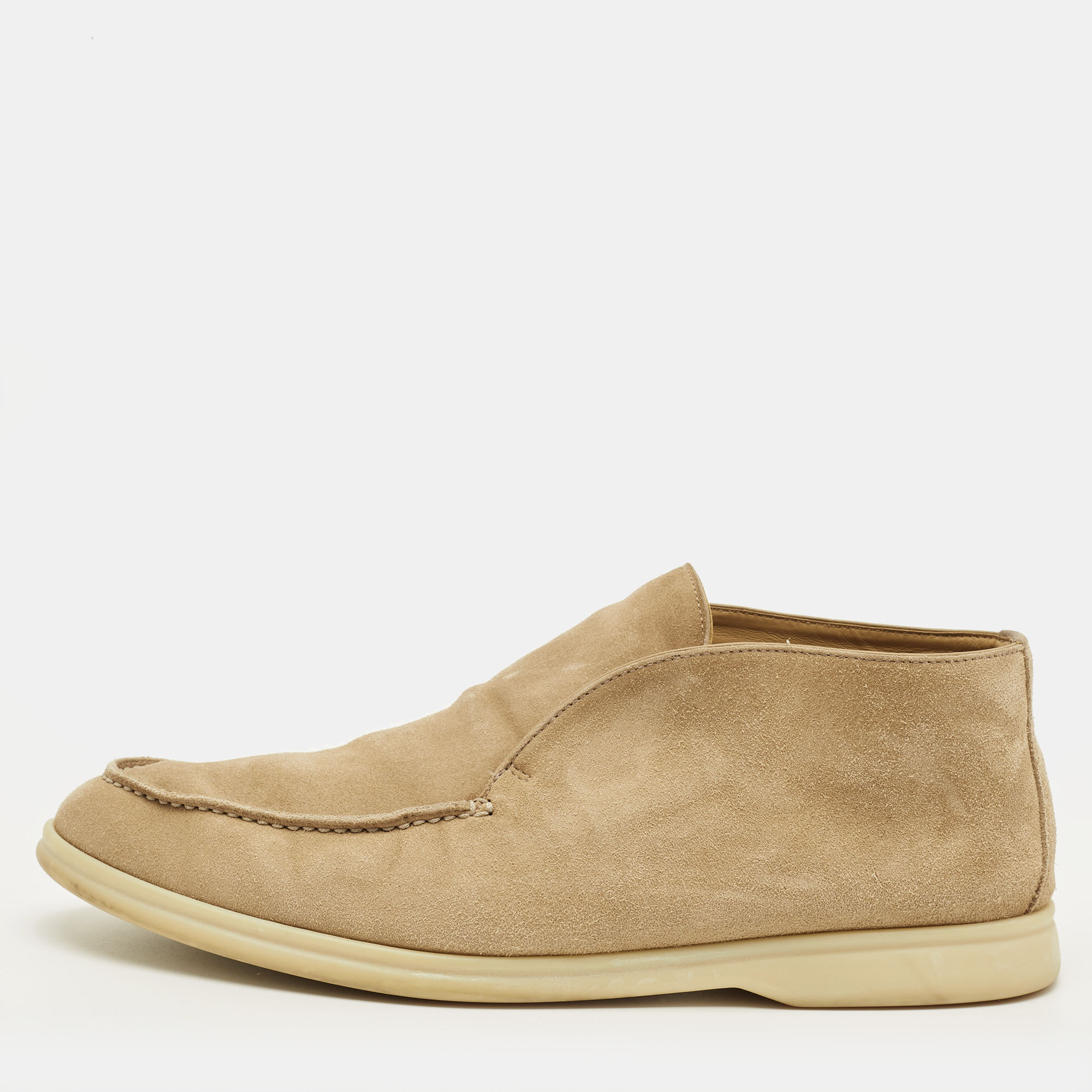 

Loro Piana Open Walk Size  Brown Suede Ankle Length Boots