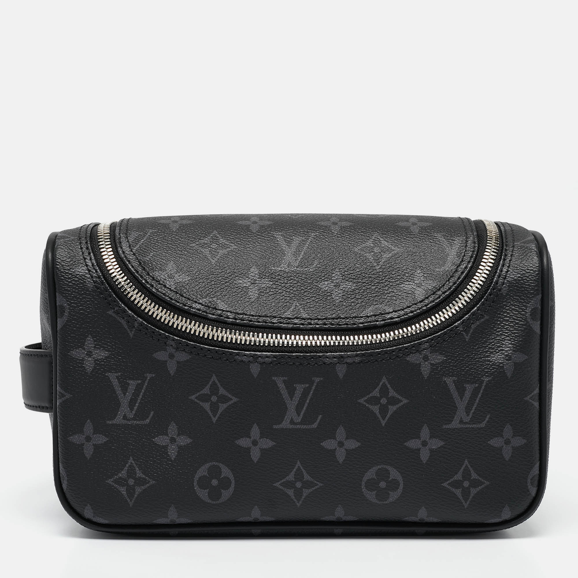 

Louis Vuitton Monogram Eclipse Canvas Toiletry Pouch, Black