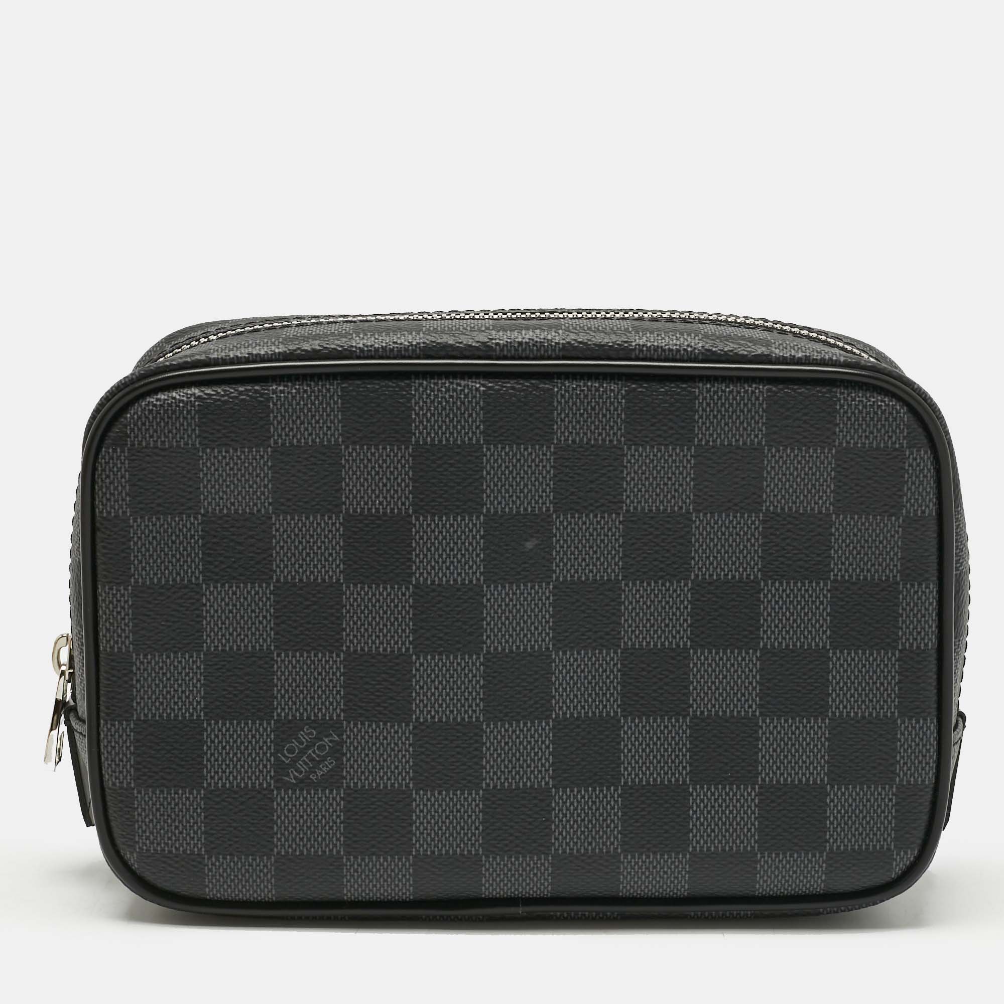 Louis Vuitton Damier Graphite Canvas Toilet Pouch PM