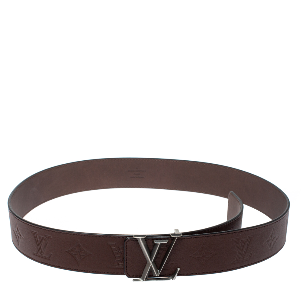 Louis Vuitton - LV Initials 40mm Reversible Belt - Leather - Silver - Size: 90 cm - Luxury