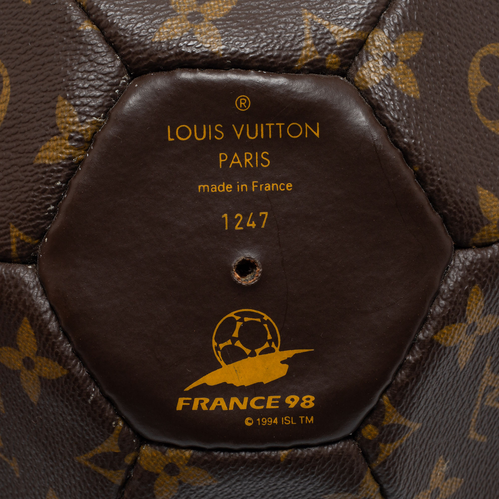 LOUIS VUITTON Limited Edition FIFA Monogram SOCCER FOOTBALL 1998