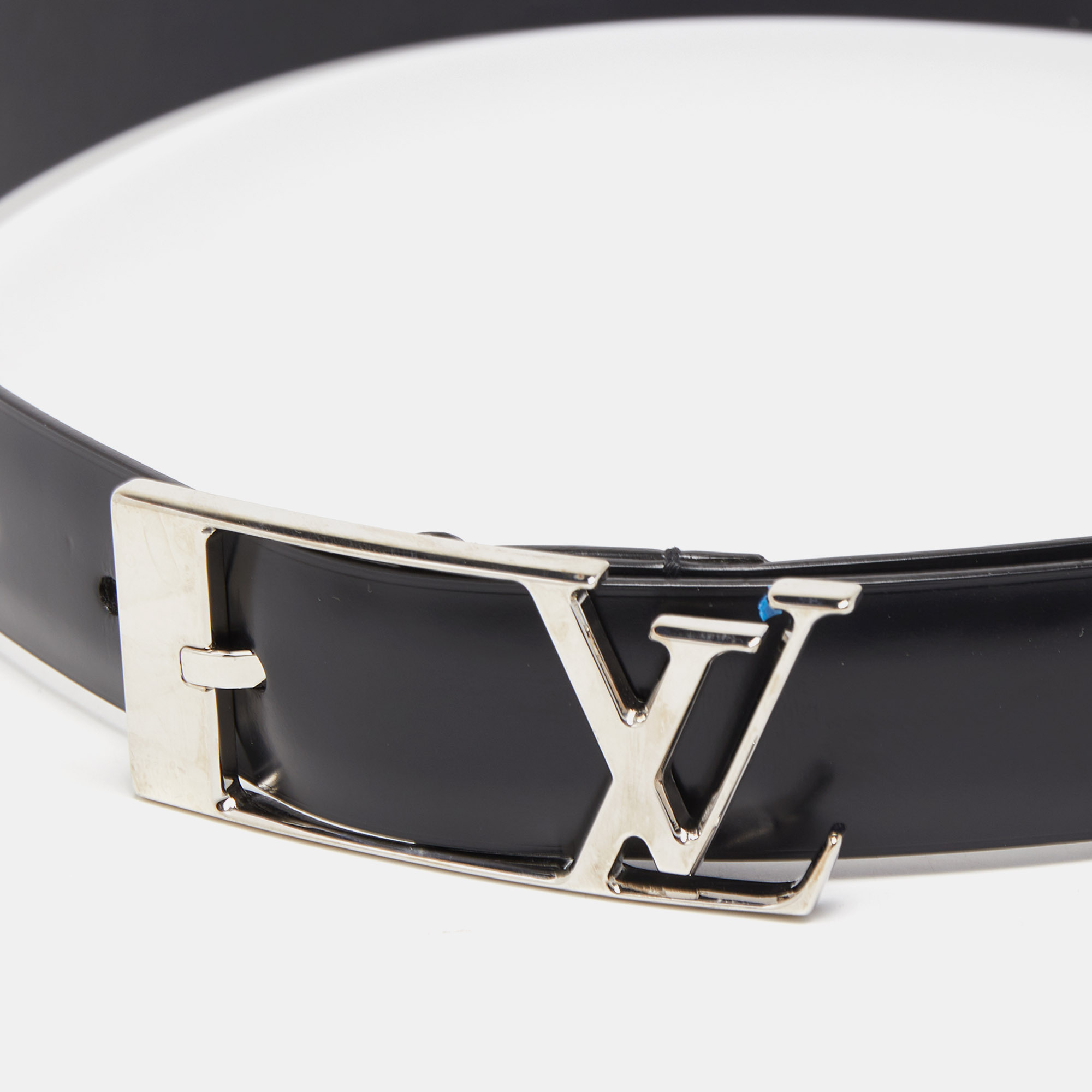 

Louis Vuitton Black Leather Neogram Belt