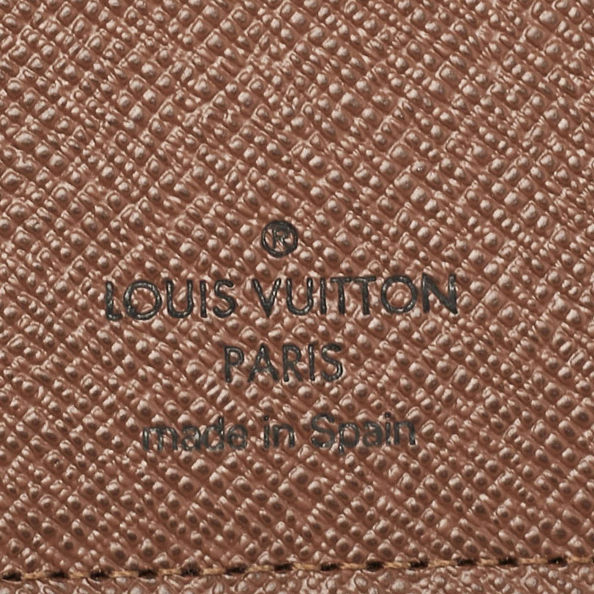 Louis Vuitton Monogram Canvas Brazza Wallet 