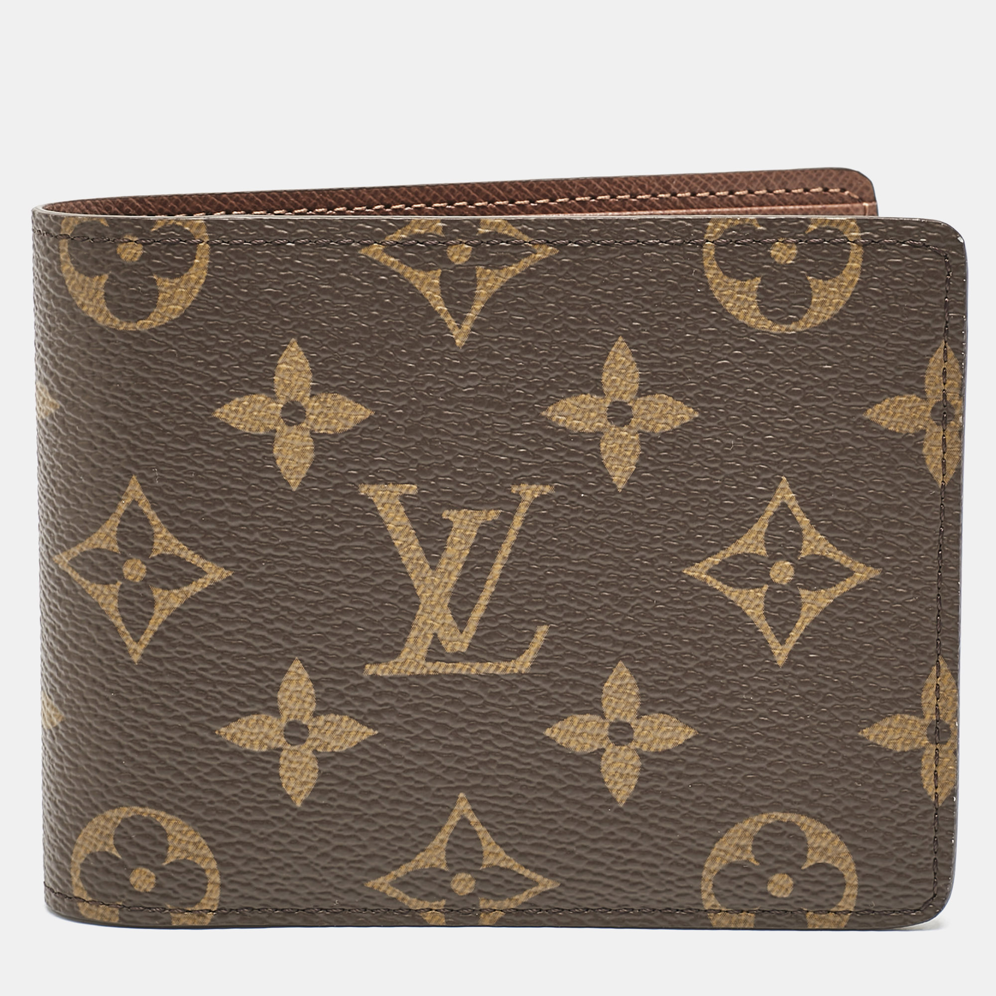 

Louis Vuitton Monogram Canvas Multiple Wallet, Brown