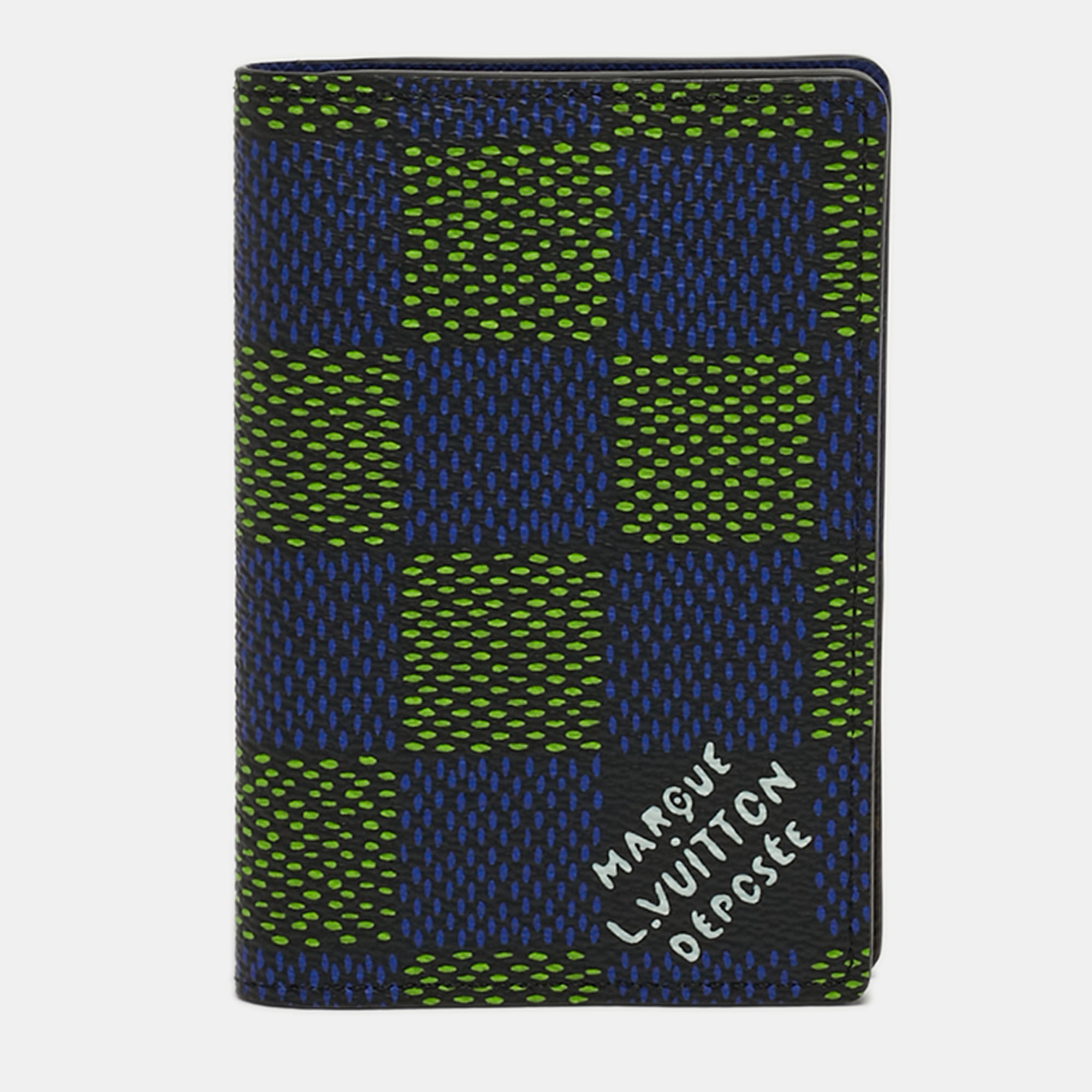 

Louis Vuitton Blue/Green Damier Heritage Canvas Pocket Organizer