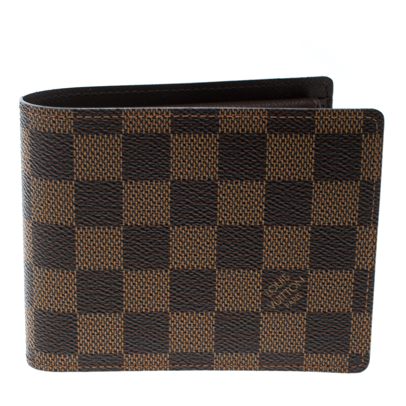 Louis Vuitton Damier Ebene Florin Wallet Louis Vuitton