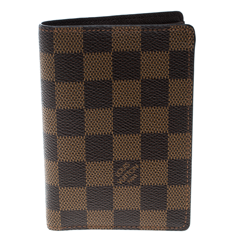 Louis Vuitton Damier Ebene Canvas Billfold Wallet