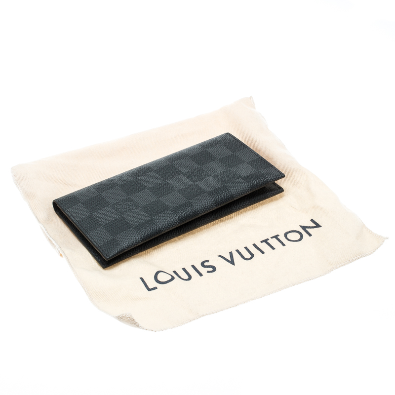 LOUIS VUITTON Damier Graphite Canvas Tri-Fold Compact Wallet 217310