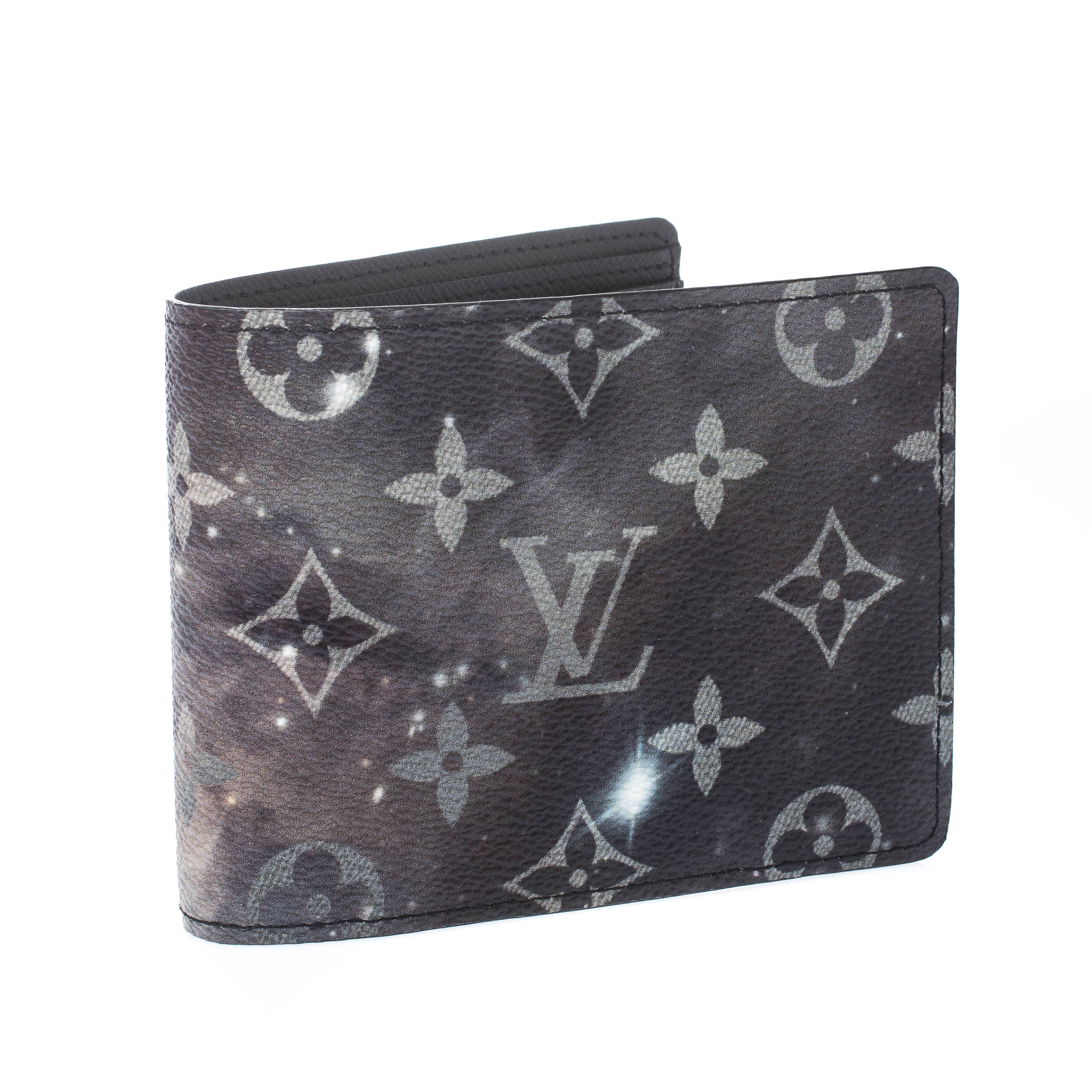 Louis Vuitton Grey Galaxy Monogram Canvas Multiple Bifold Wallet